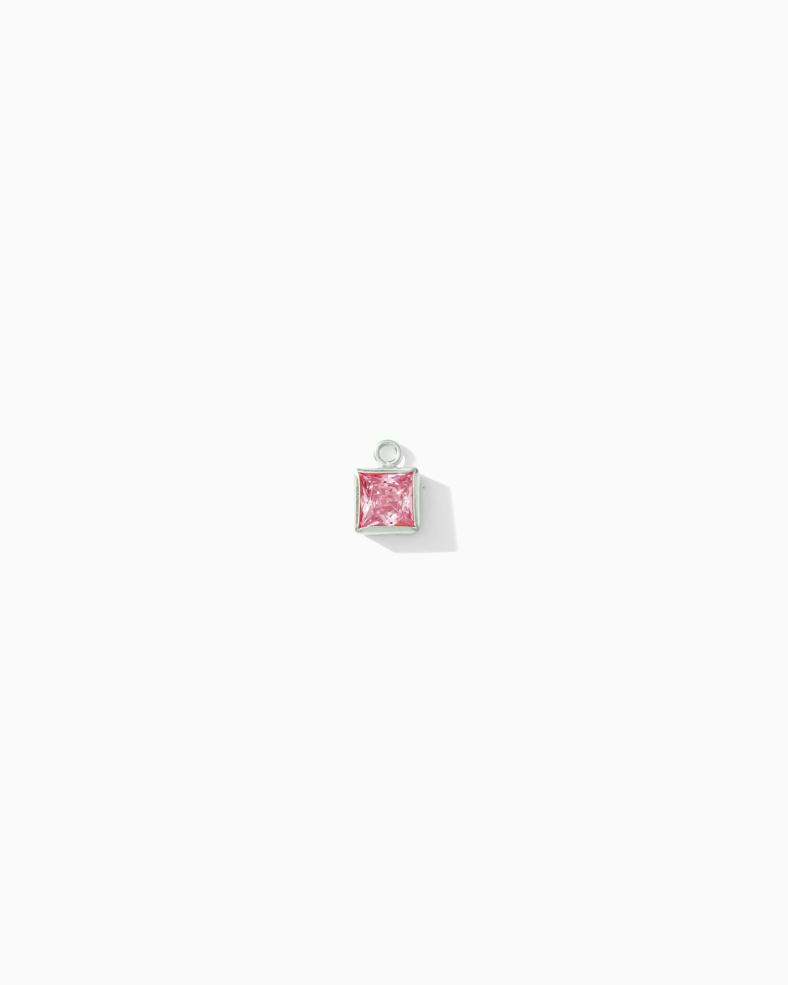 4mm Cassia Square Birthstone Charm