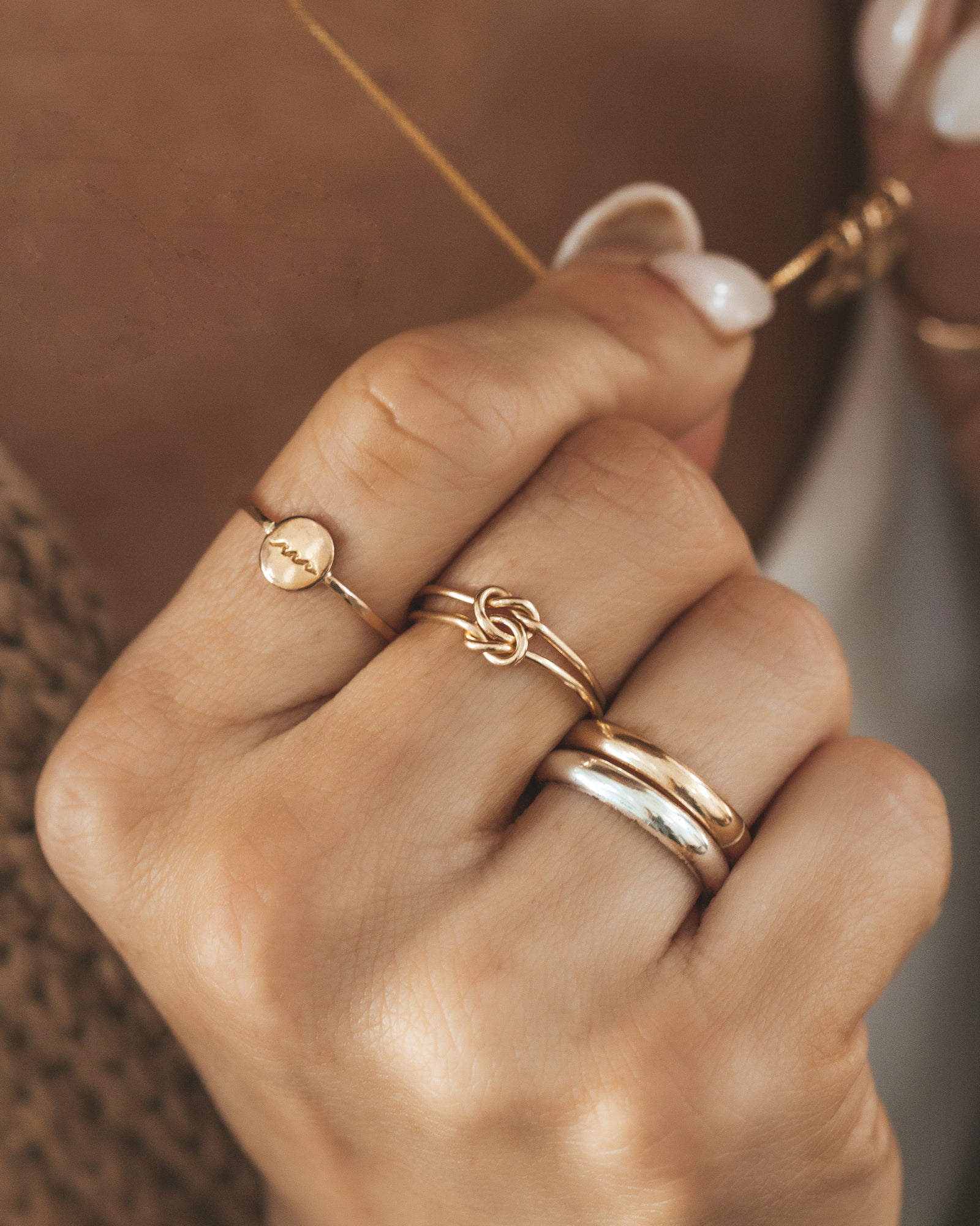 Linked Ring • Dog Mom