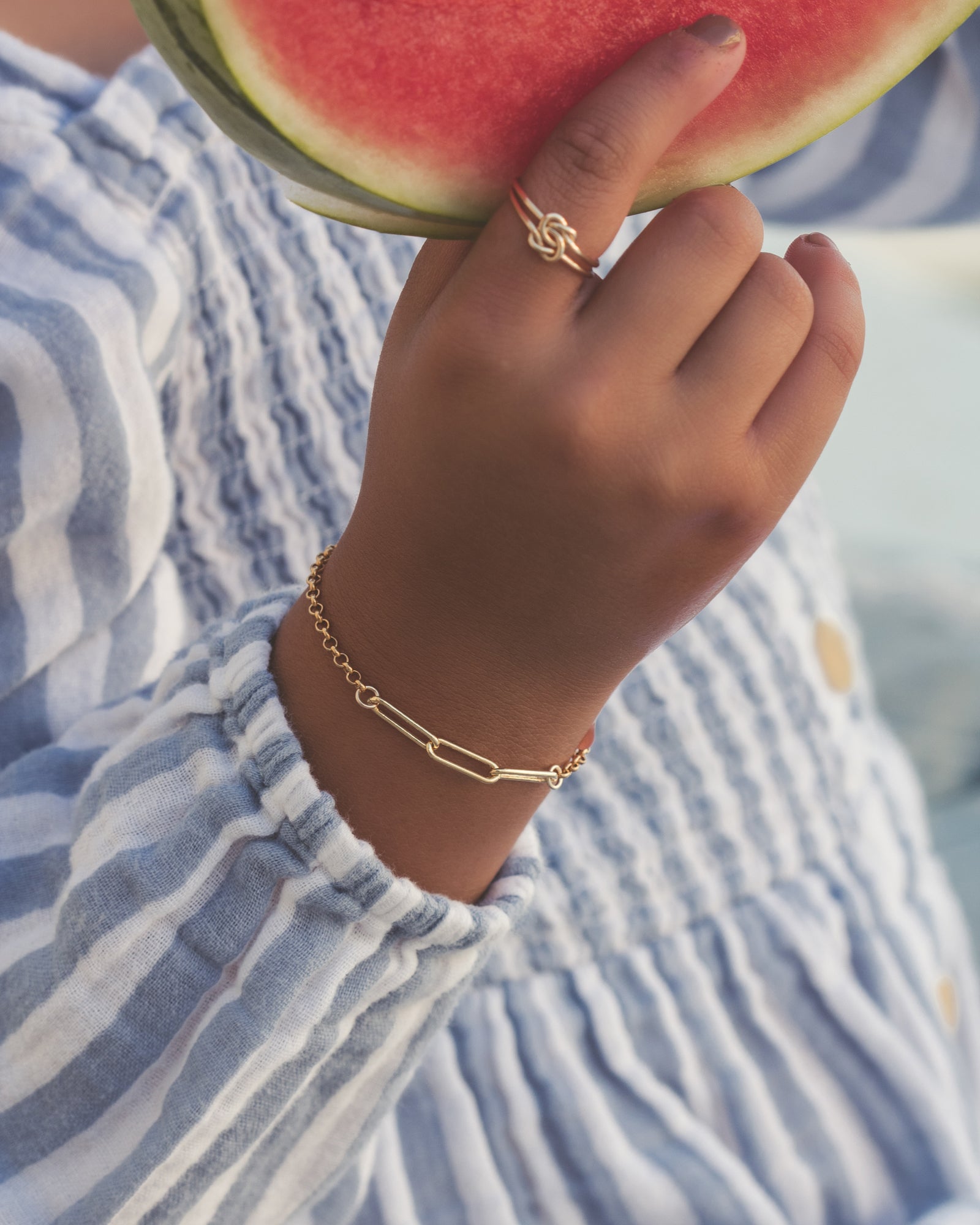 Linked Bracelet • Father & Daughter