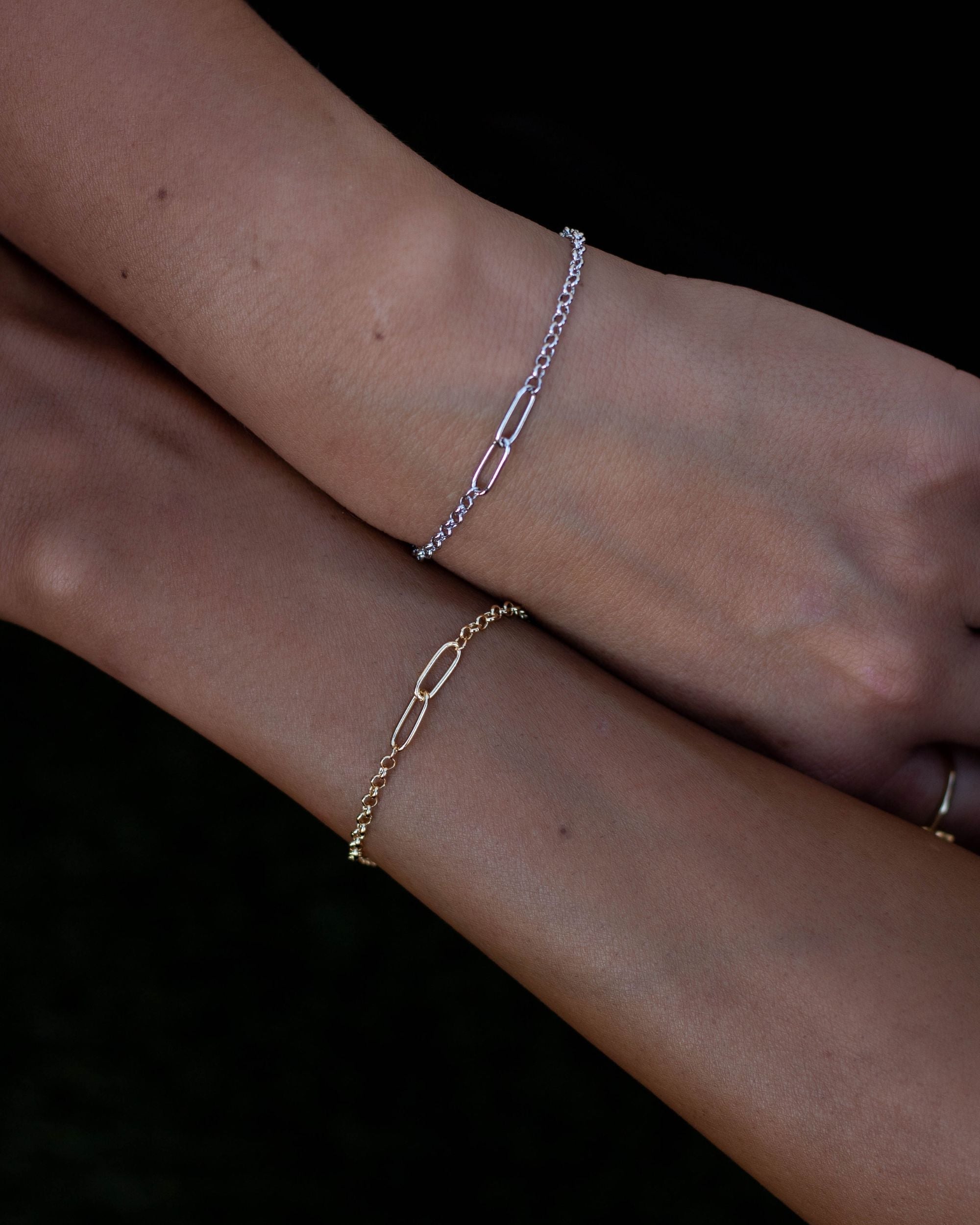Linked Bracelet • Father & Daughter