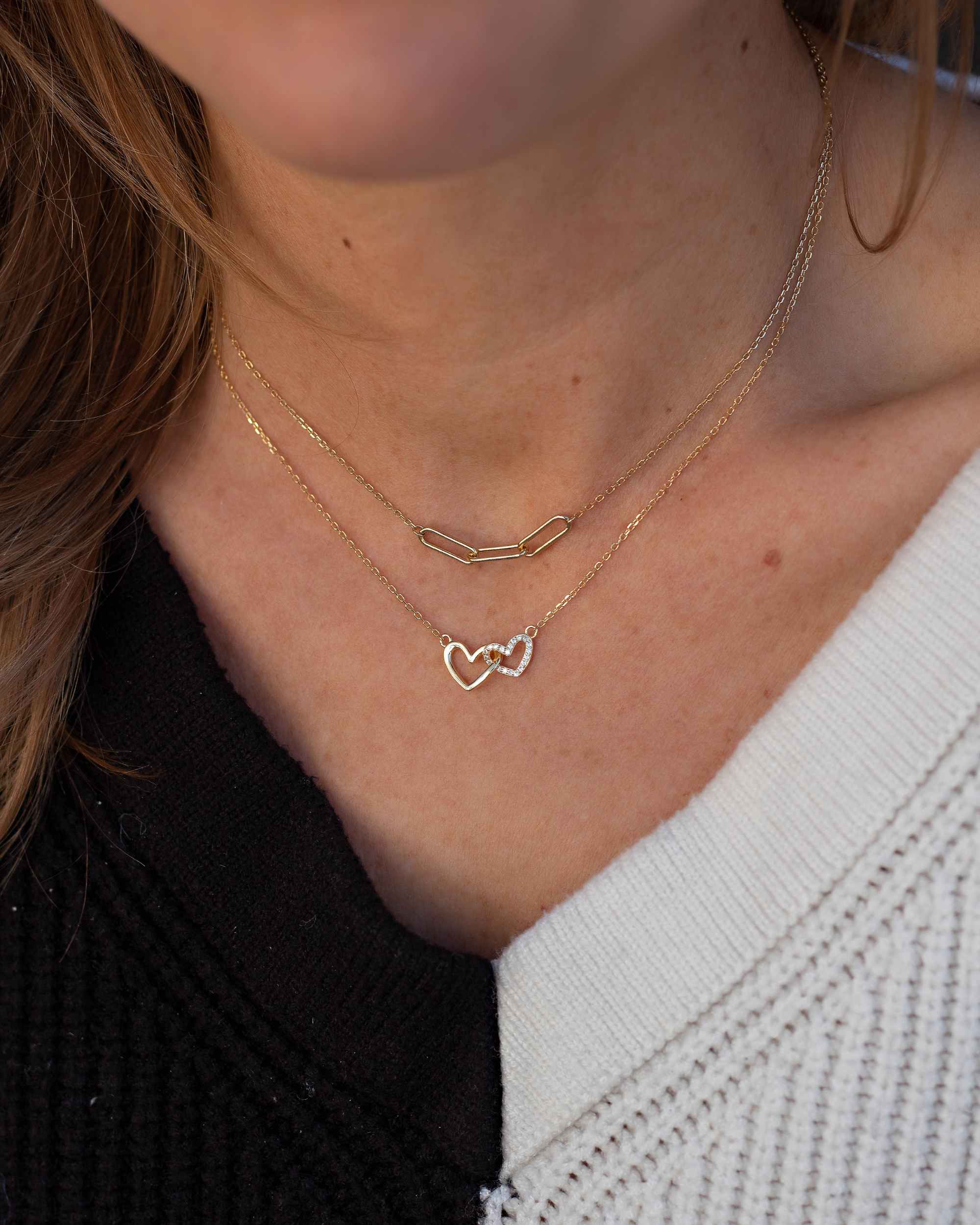 Linked Hearts Necklace • New Beginnings