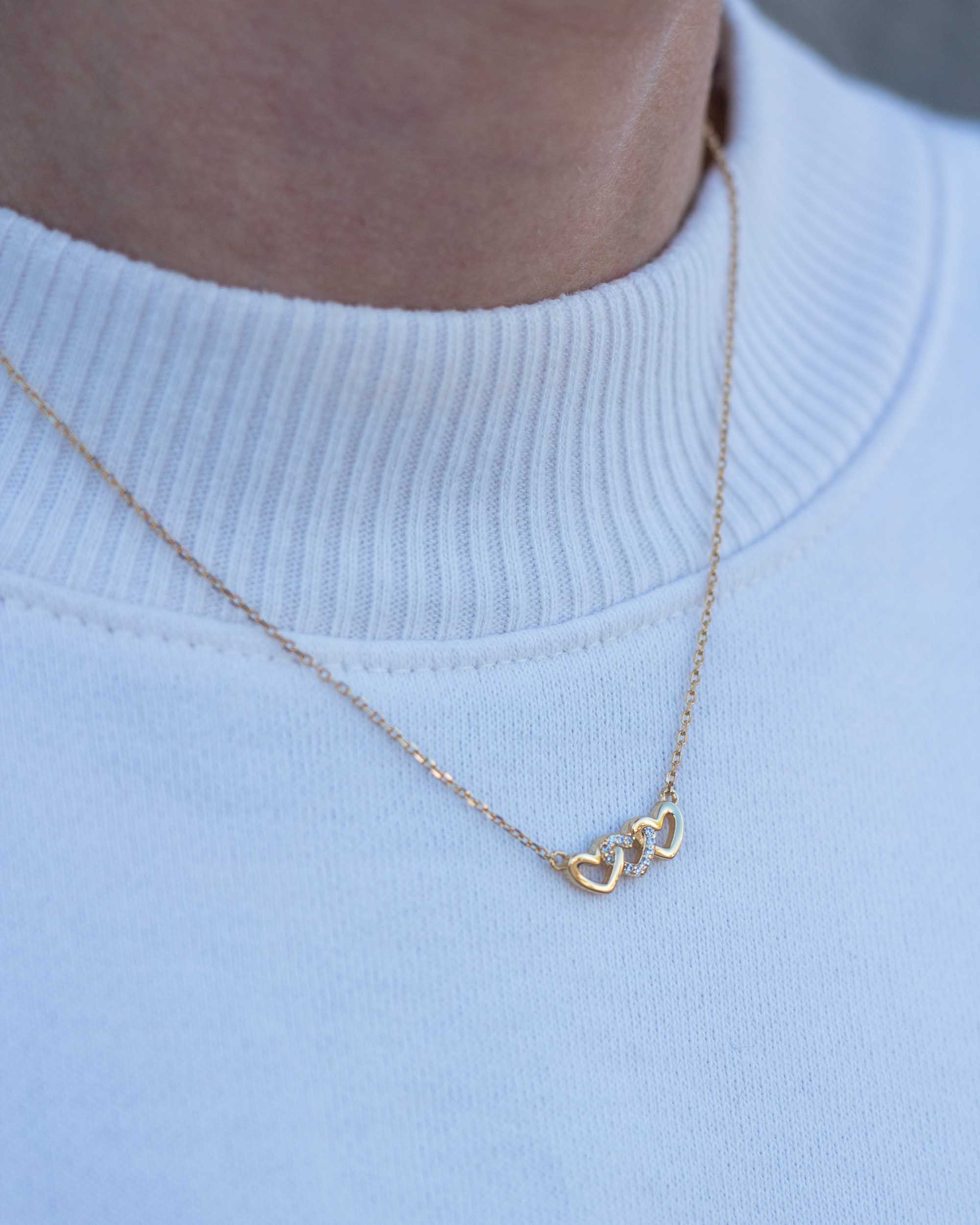 Linked Hearts Necklace • Coach