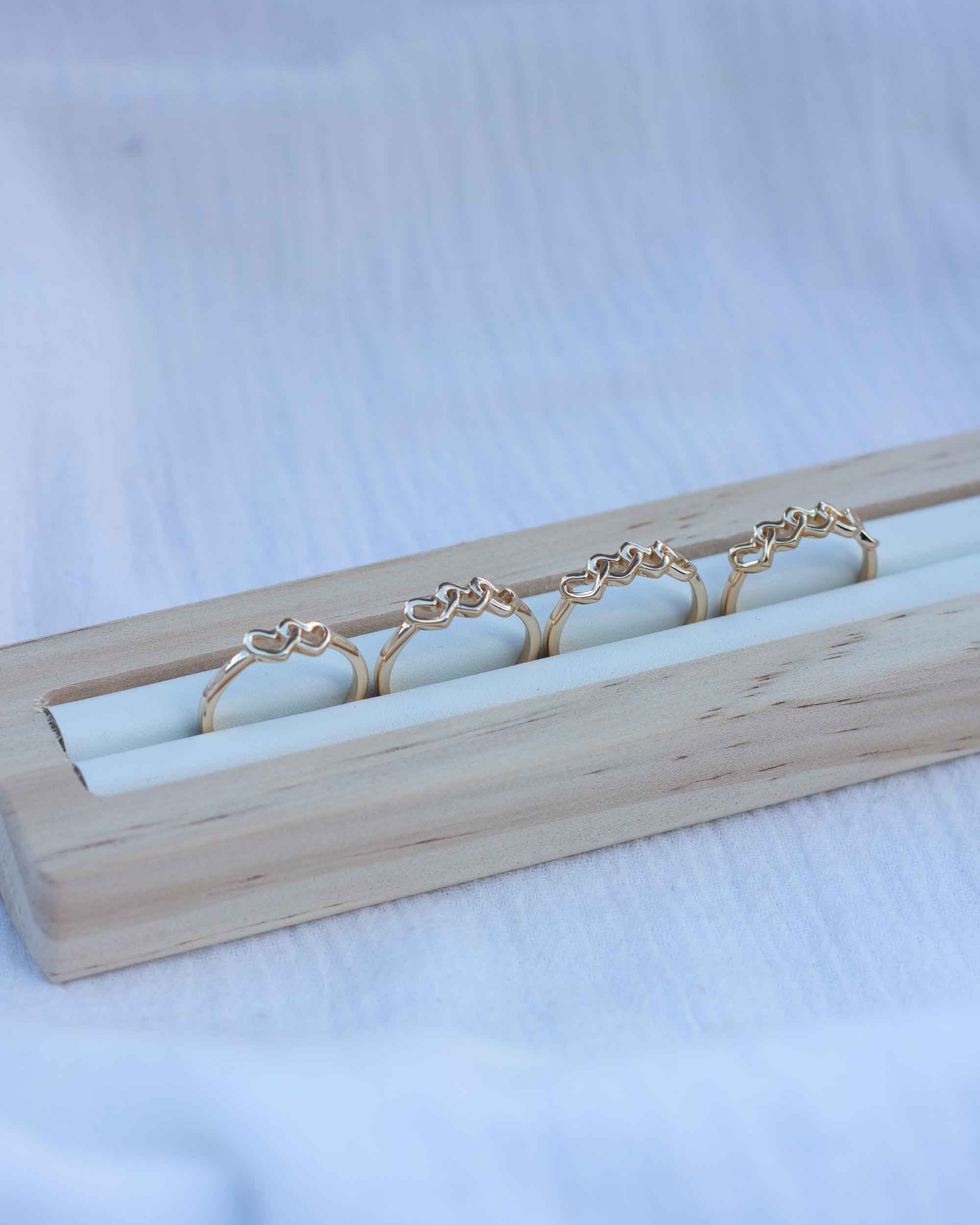 Linked Hearts Ring • In Loving Memory of your Grandmother