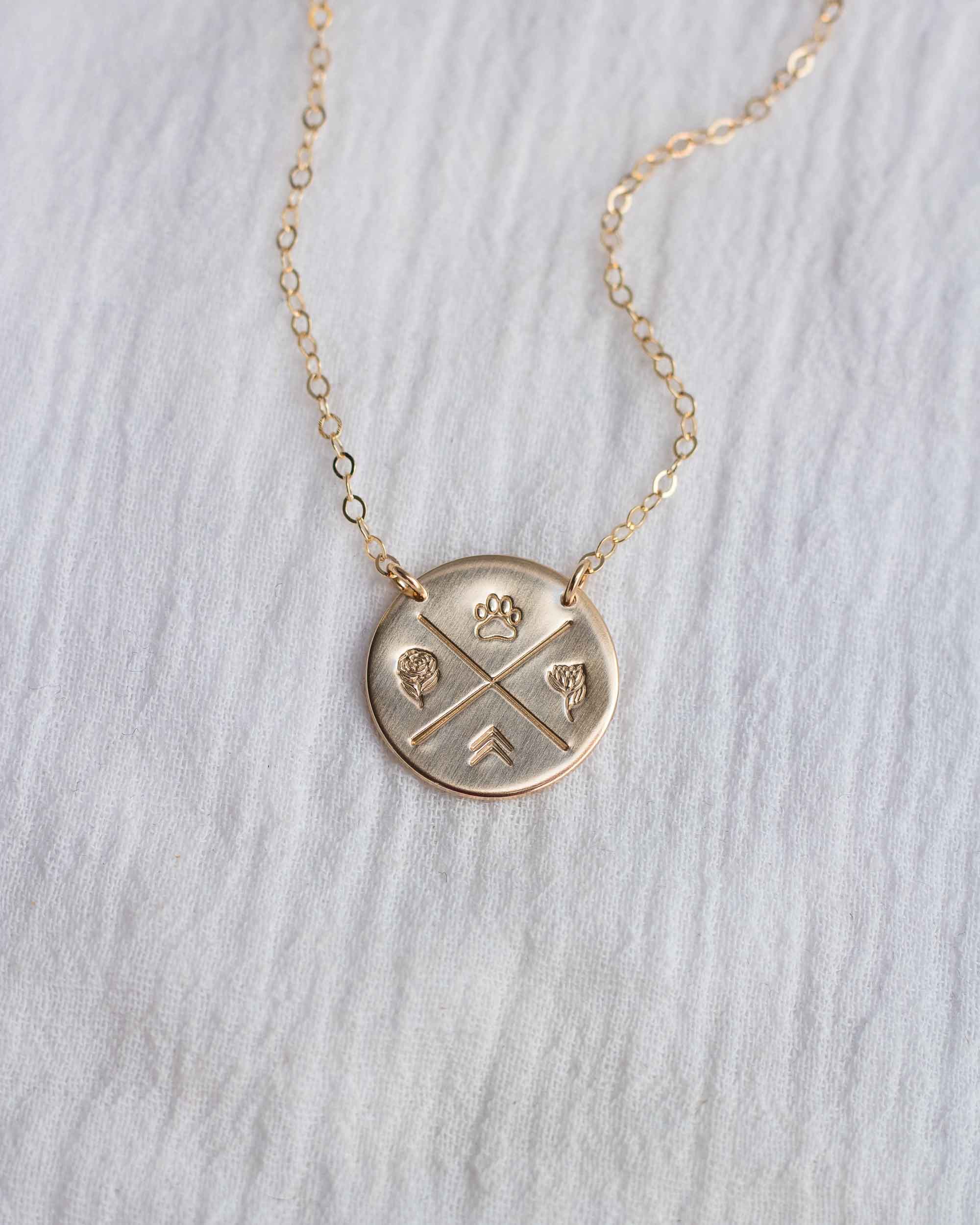 Crissy Disc 19mm Necklace