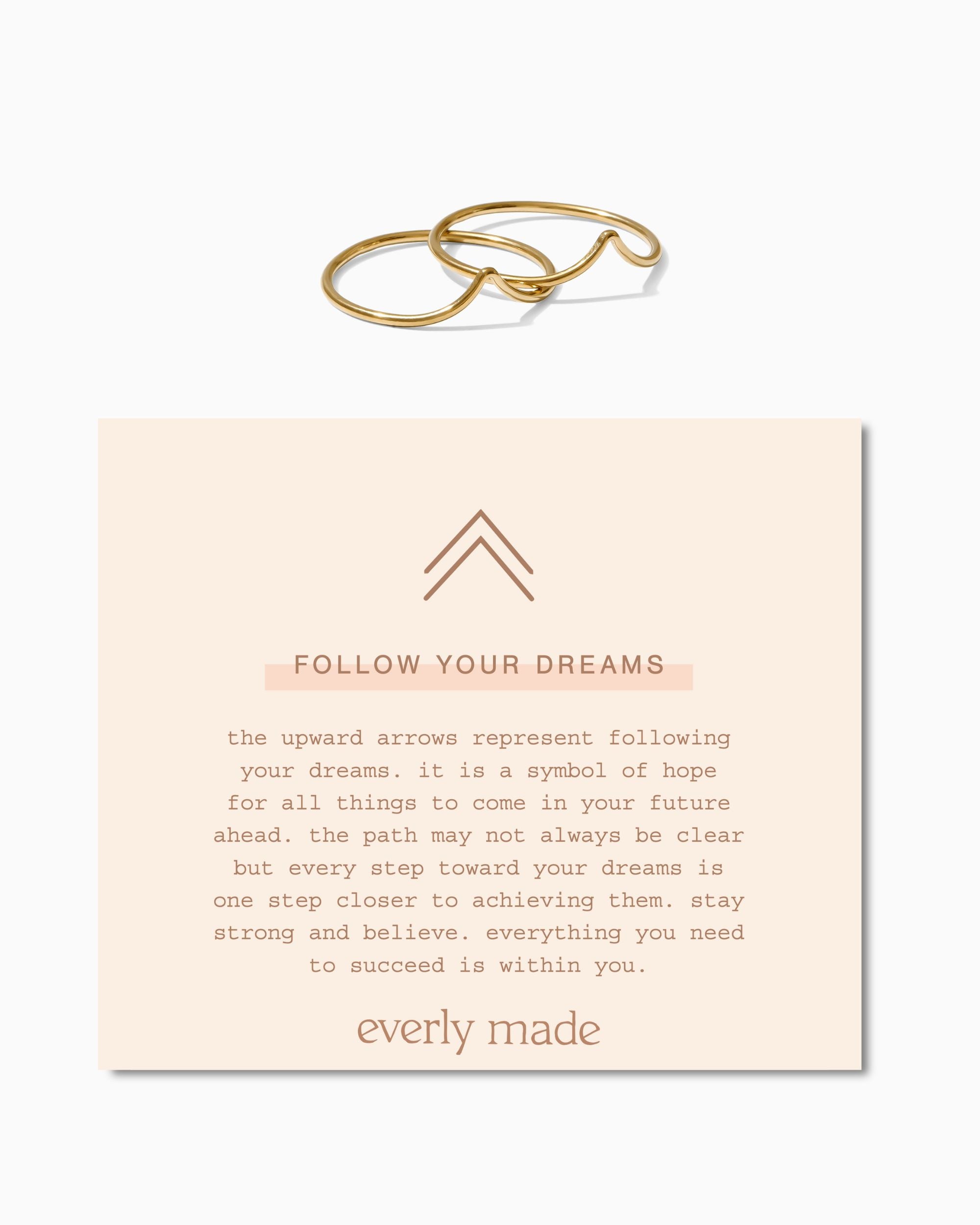 Follow Your Dreams Stacked Ring Set (Final Sale)