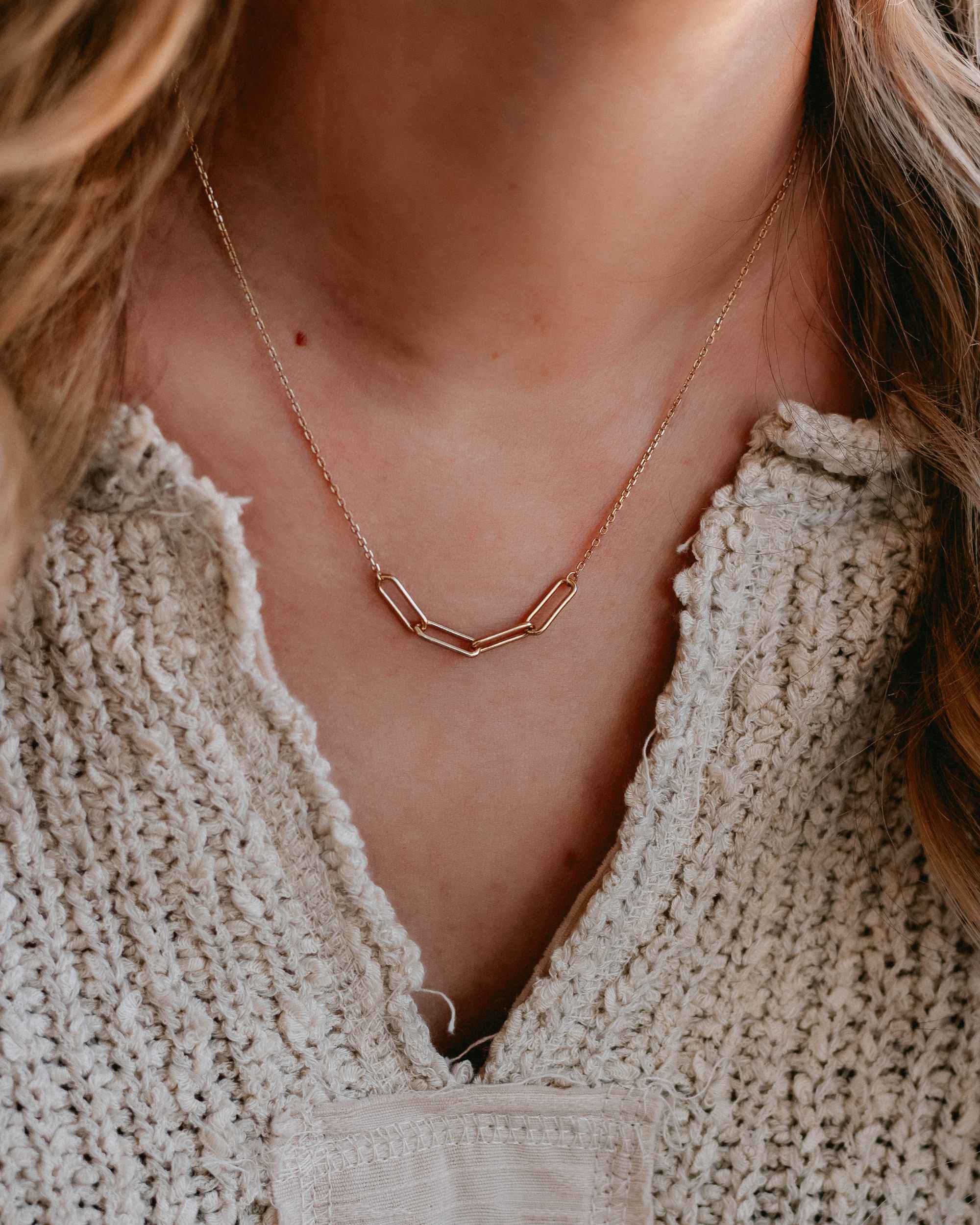 Linked Necklace • Dog Mom