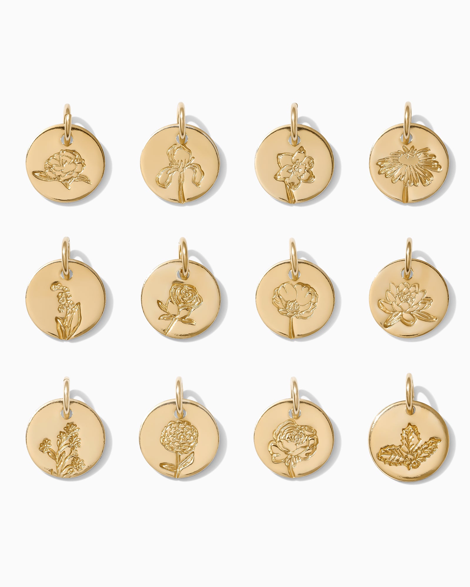 9mm Birth Flower Charm