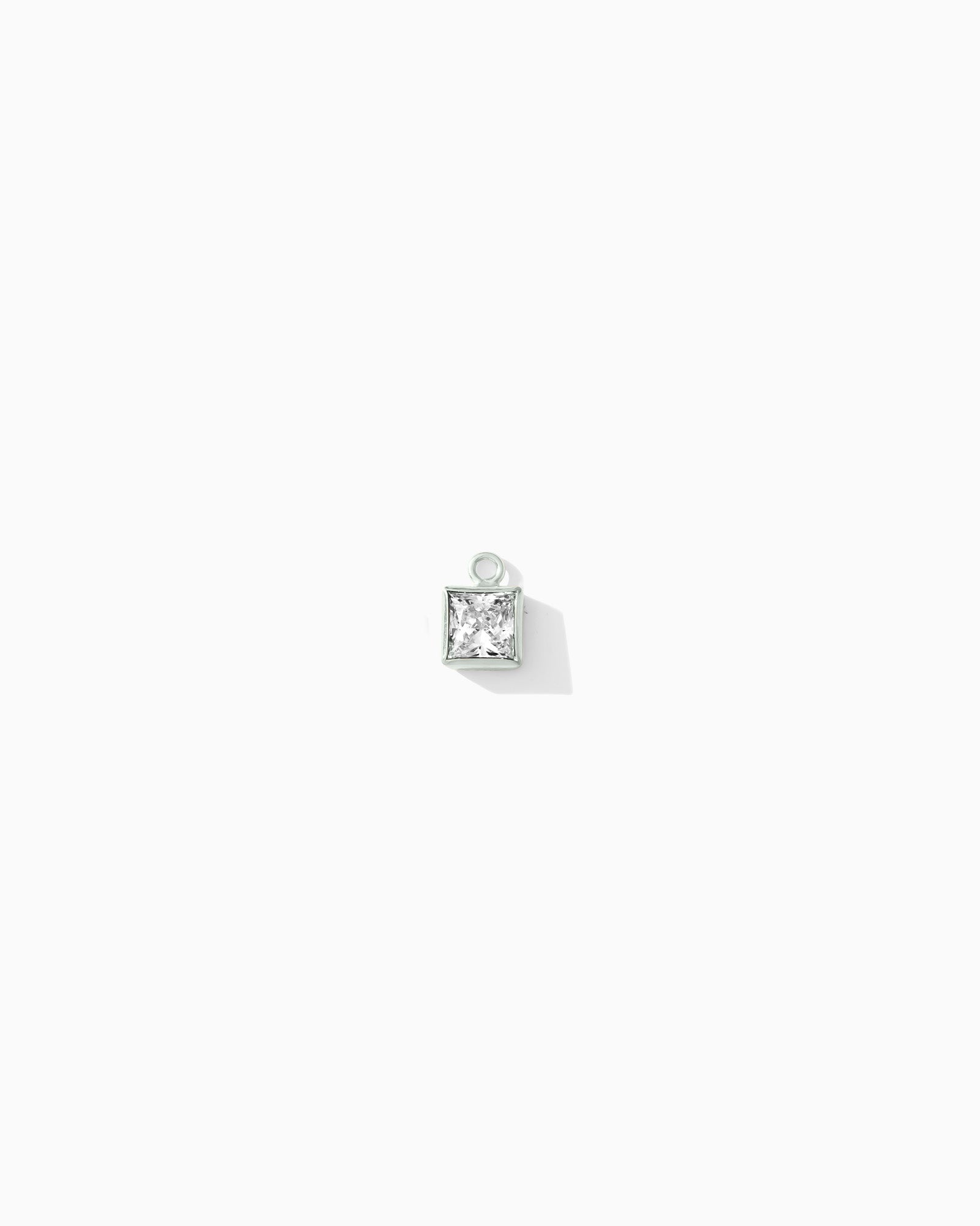 4mm Cassia Square Birthstone Charm