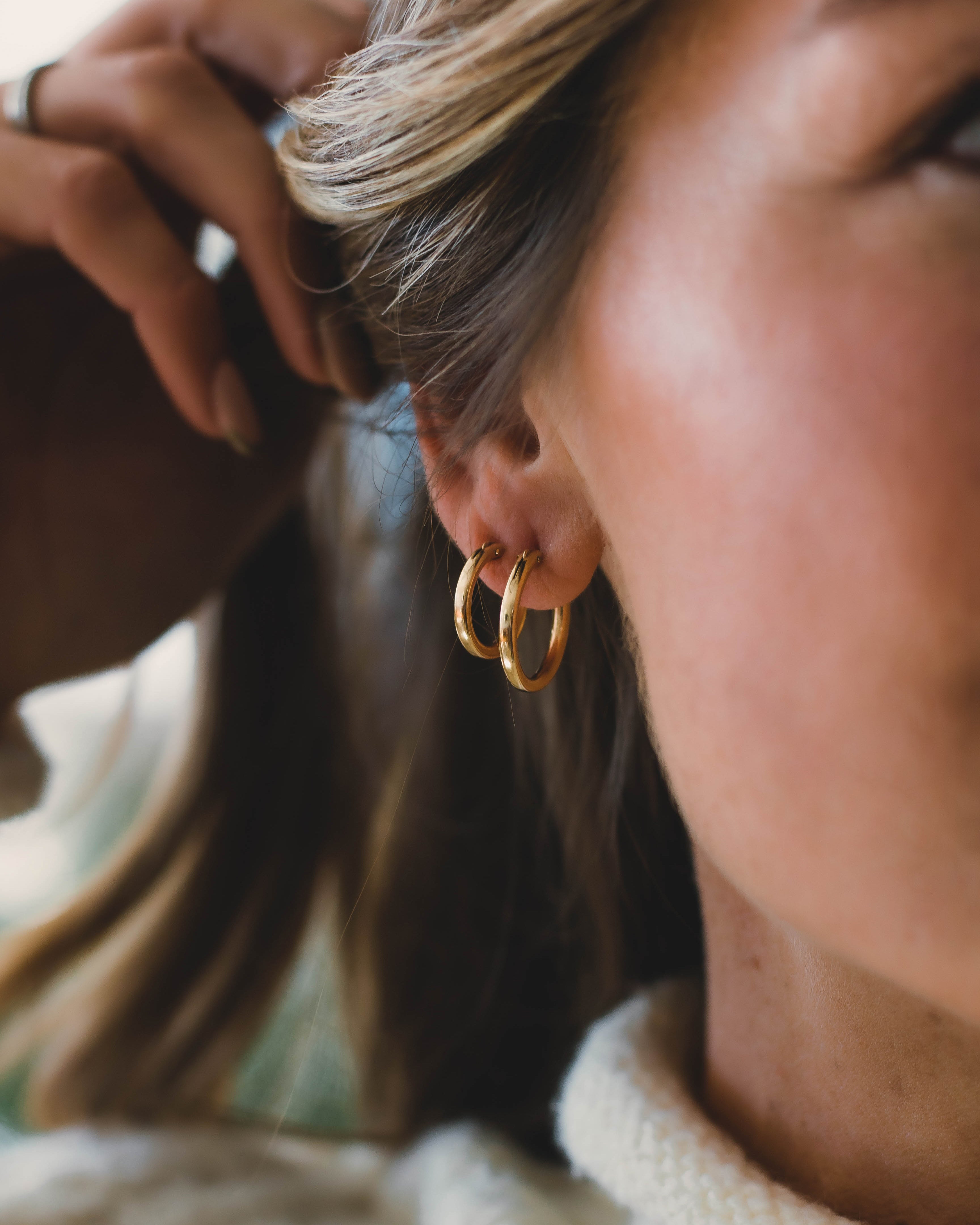 Sydney 19mm Hoop Earrings (Final Sale)