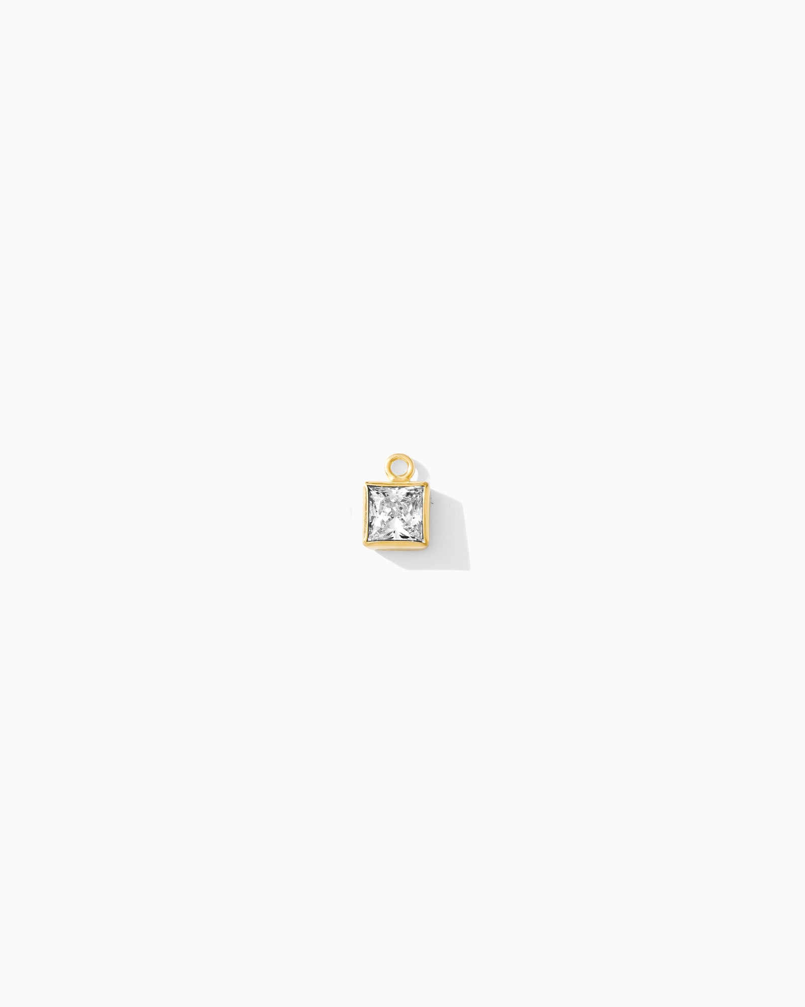 4mm Cassia Square Birthstone Charm