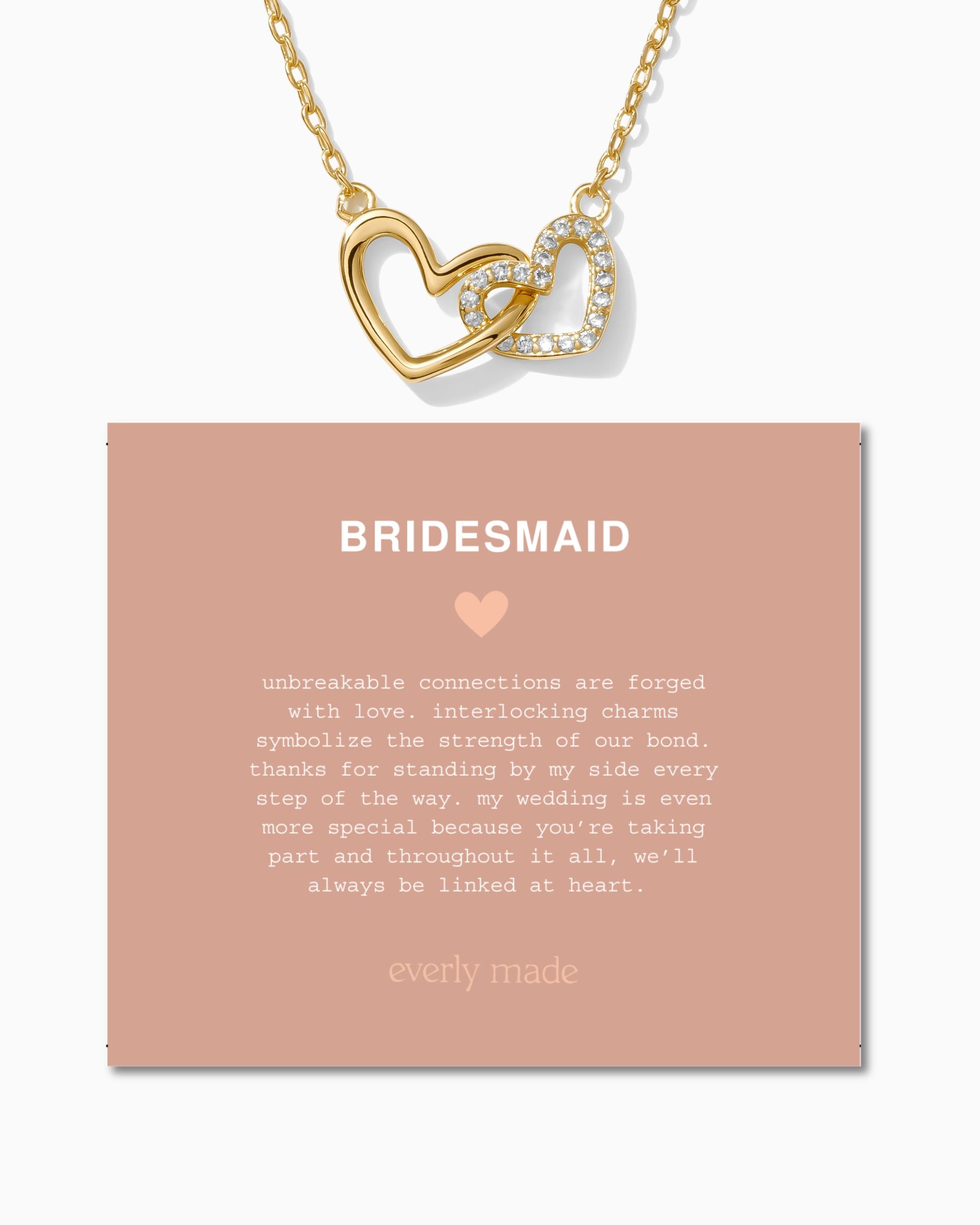 Linked Hearts Necklace • Bridesmaid
