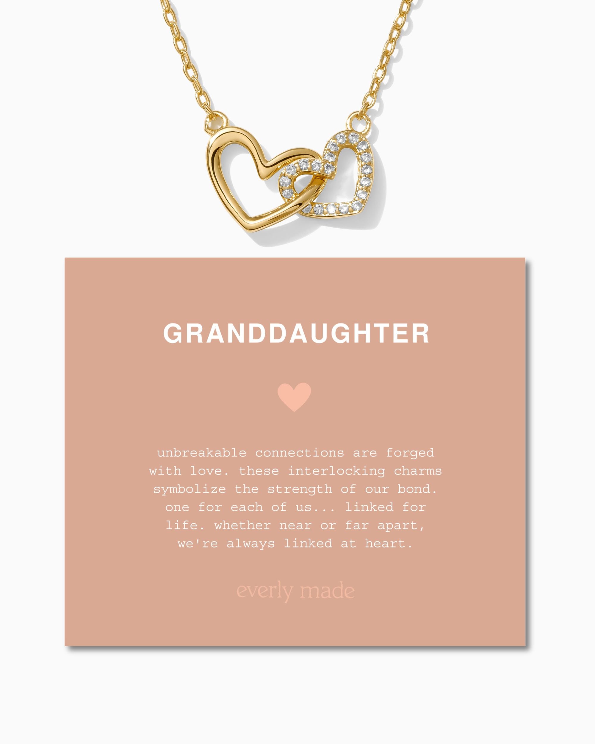 Linked Hearts Necklace • Granddaughter
