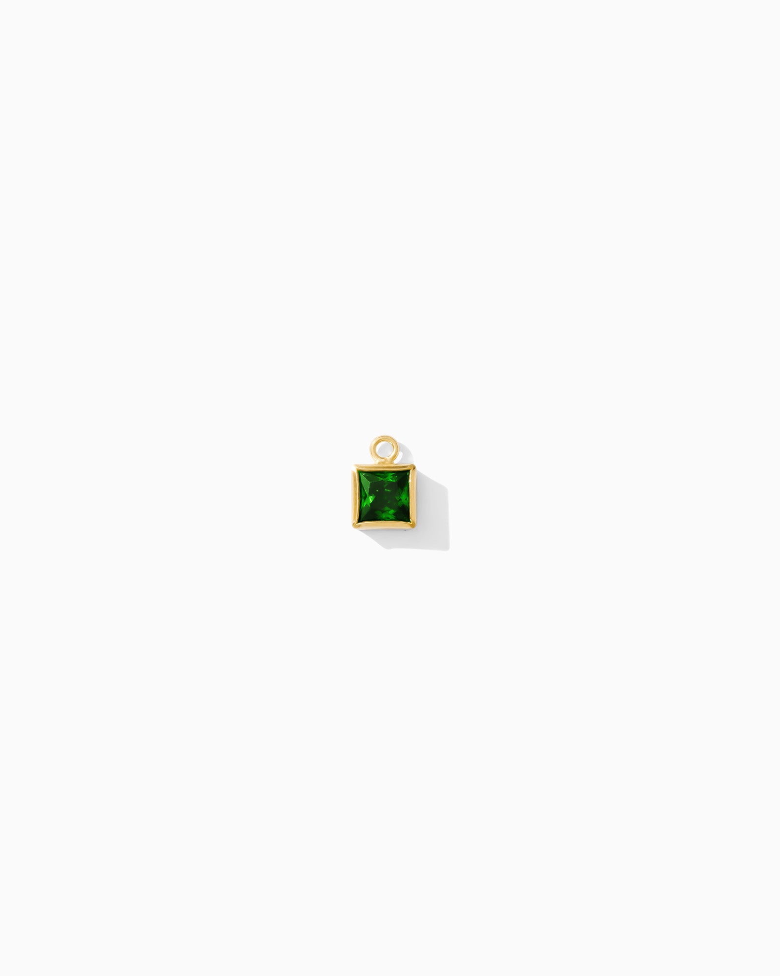 4mm Cassia Square Birthstone Charm