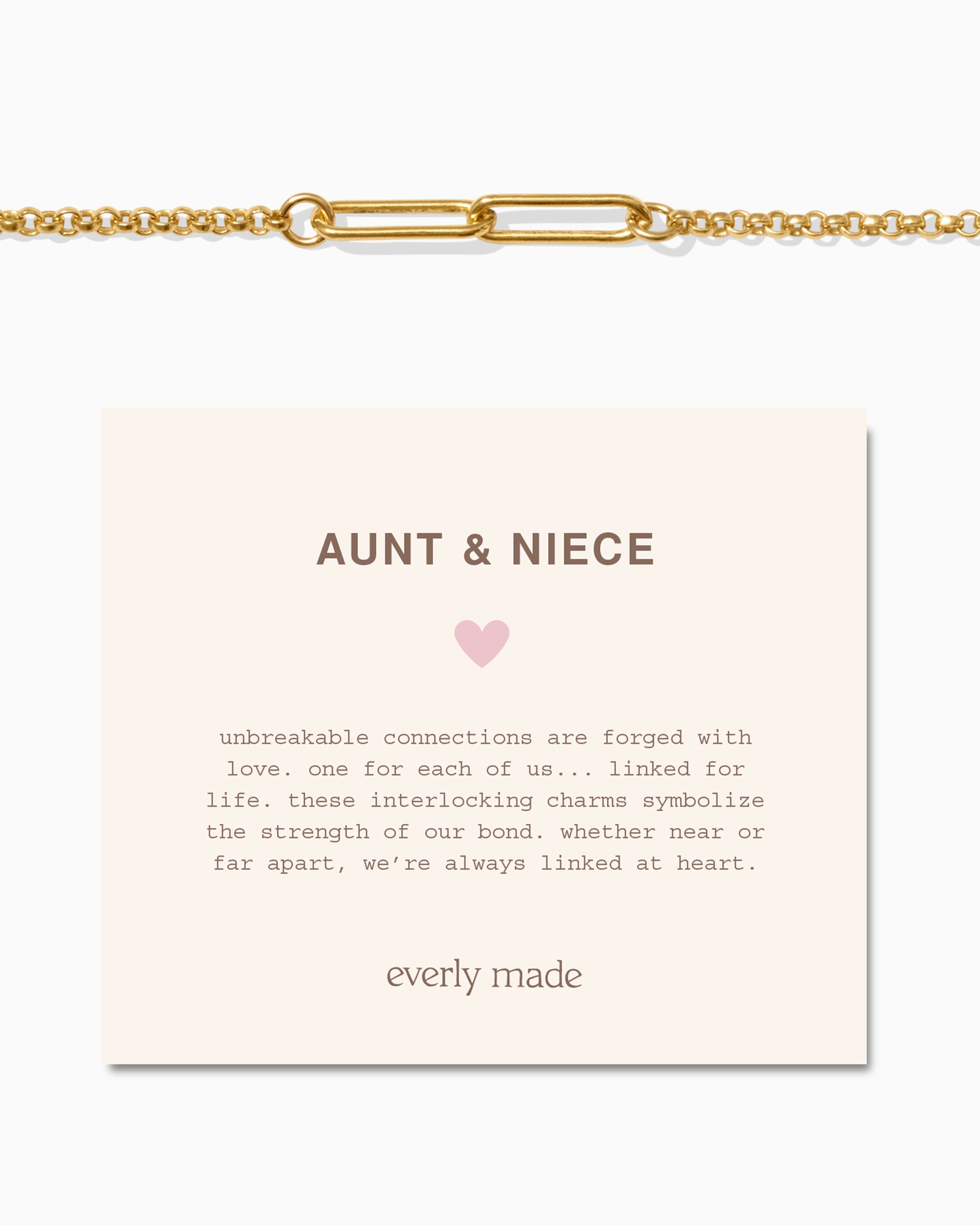 Linked Bracelet • Aunt & Niece