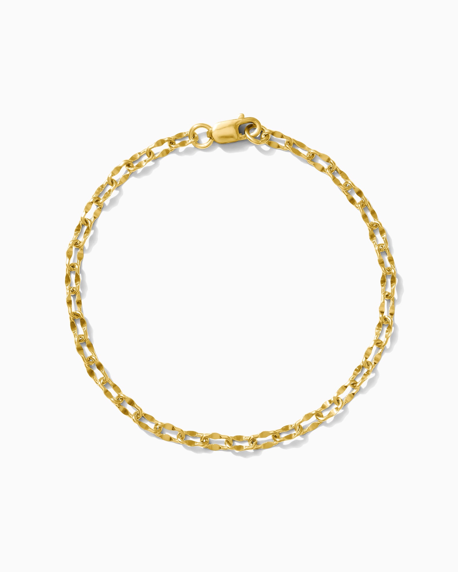 Delaney Dapped Cable Chain Bracelet