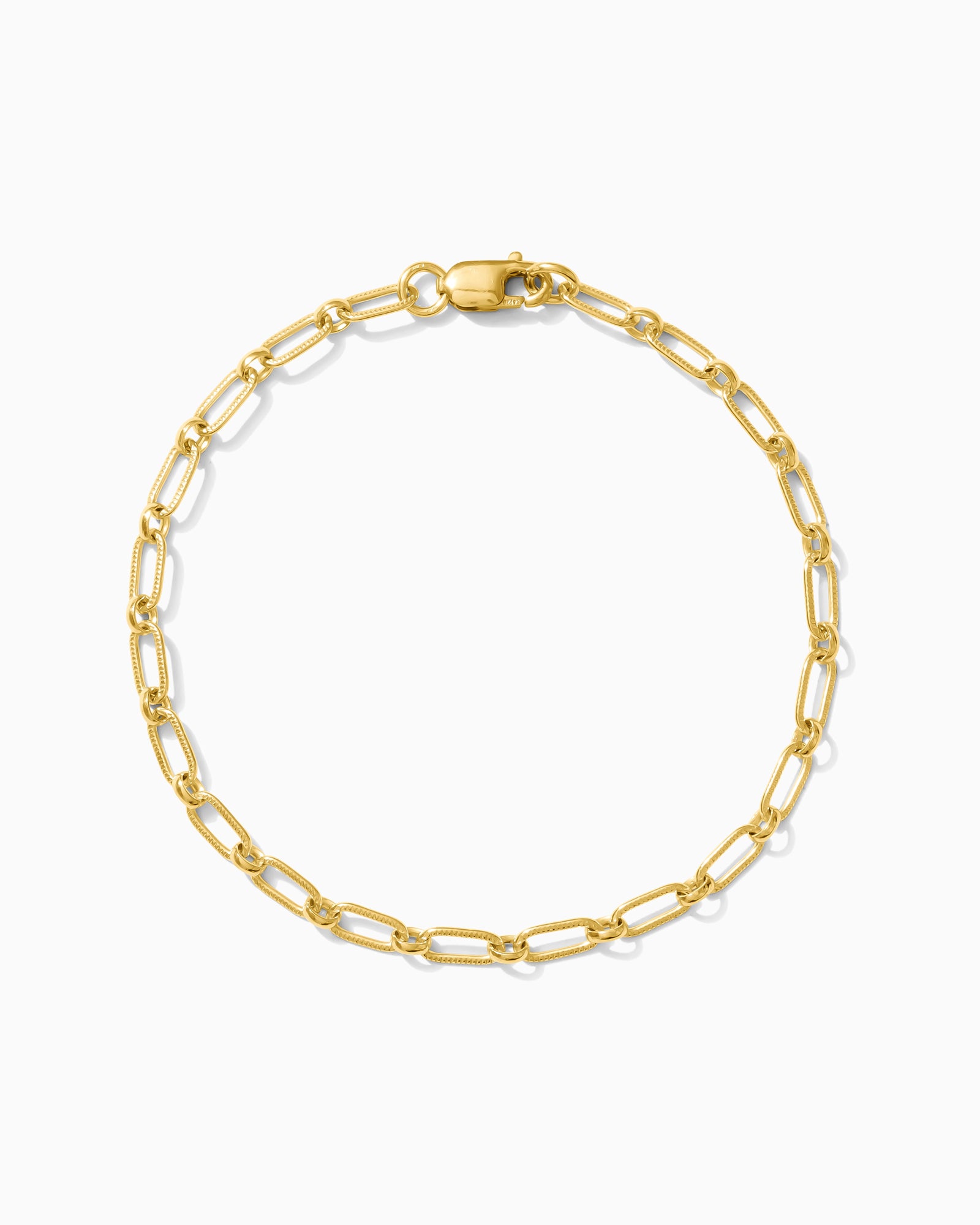 Presley Patterned Chain Bracelet