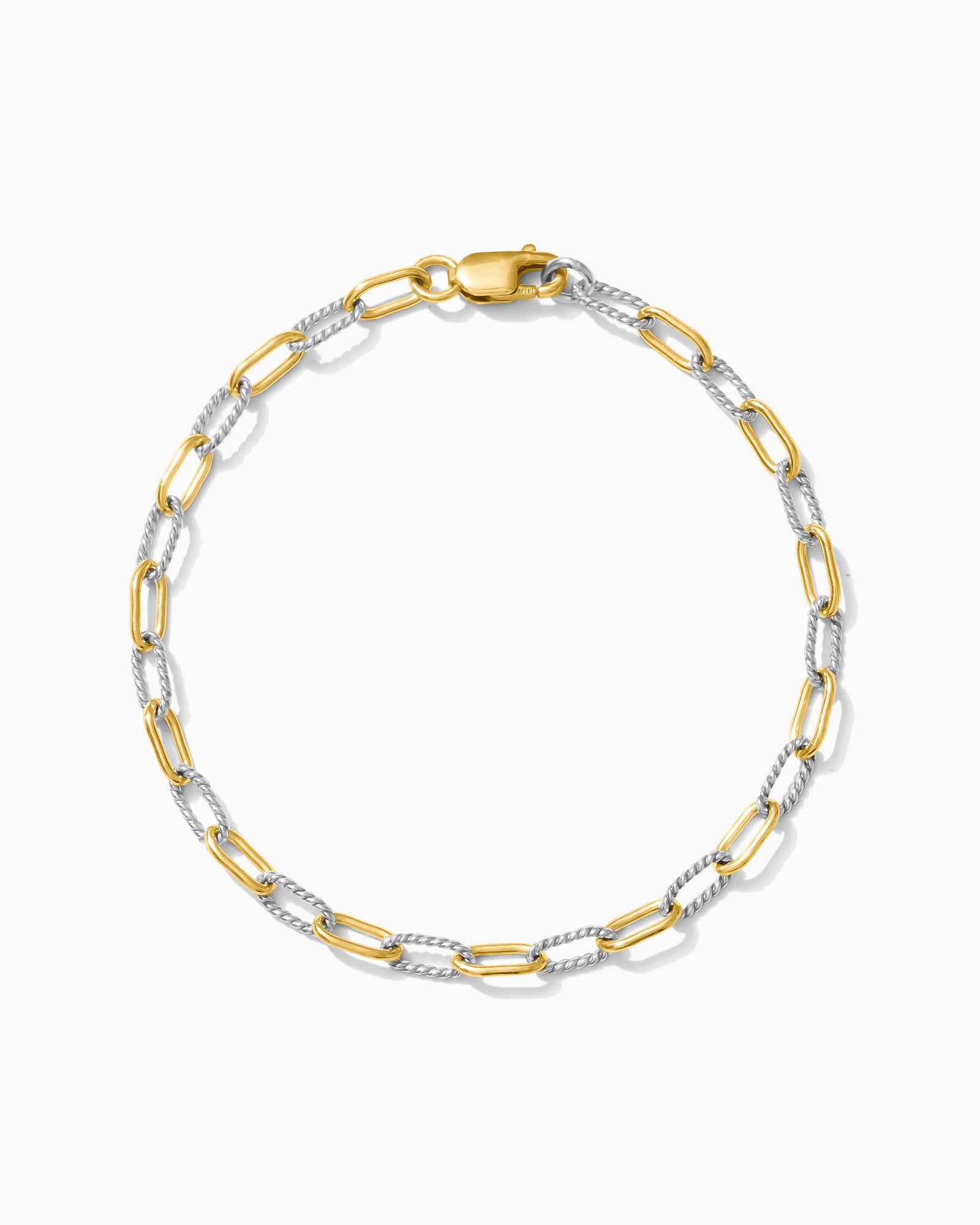 Taryn Twisted Paperclip Chain Bracelet