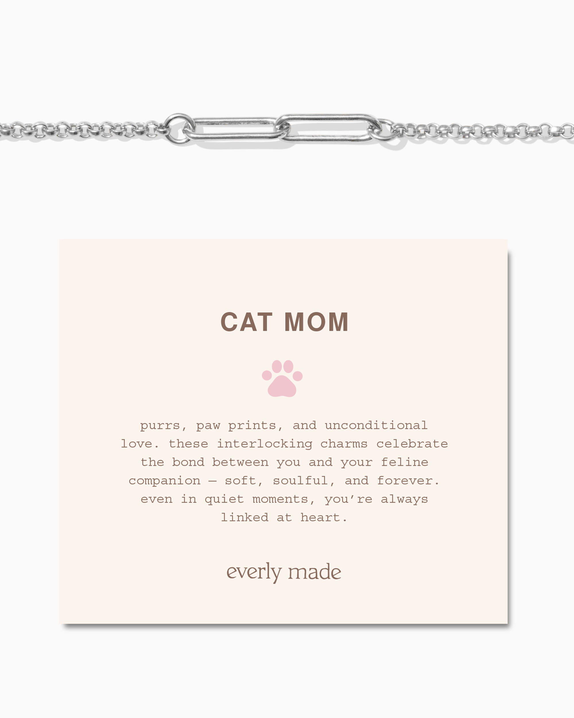 Linked Bracelet • Cat Mom