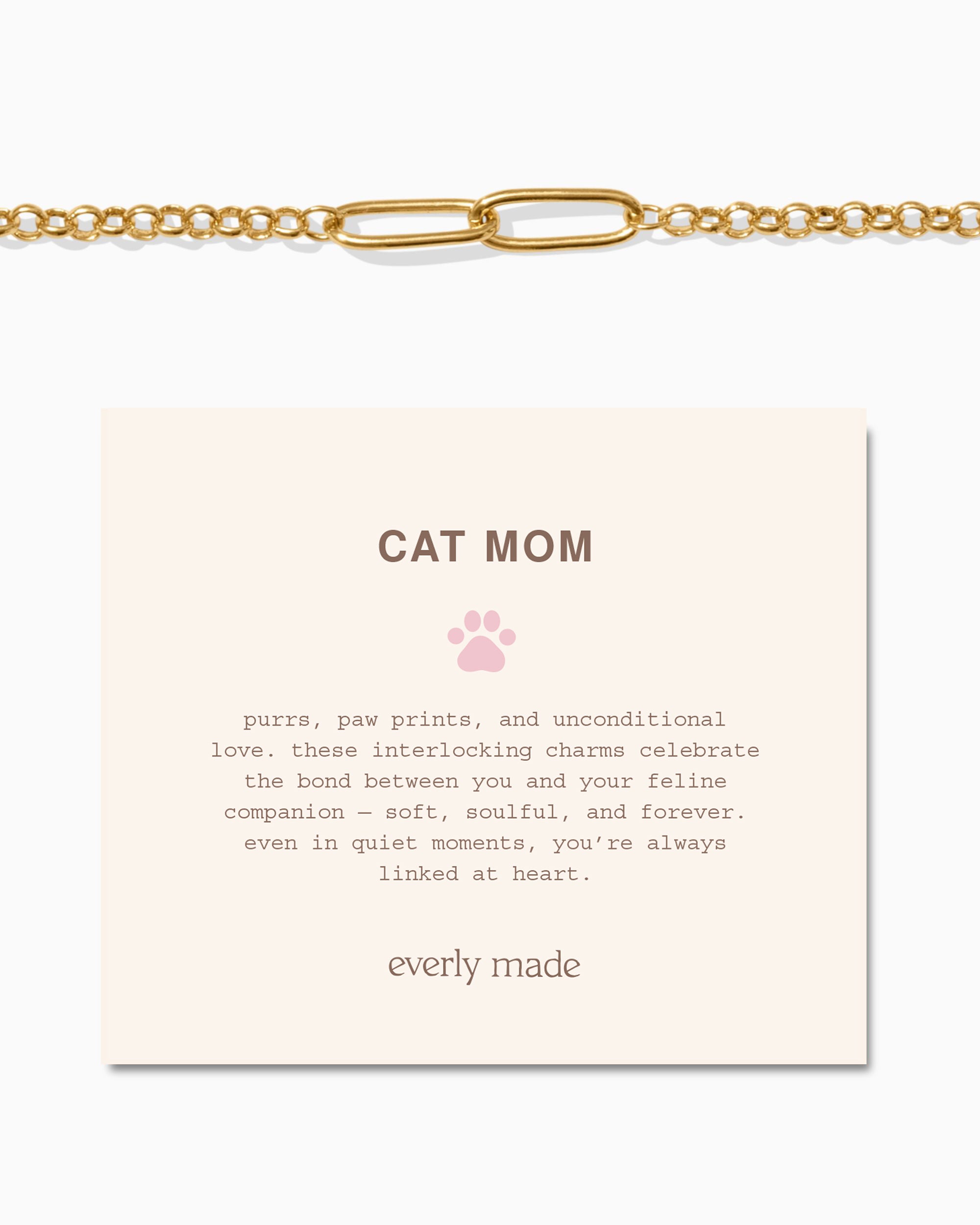 Linked Bracelet • Cat Mom