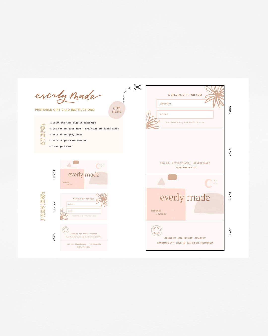 Everly Made e-Gift Card