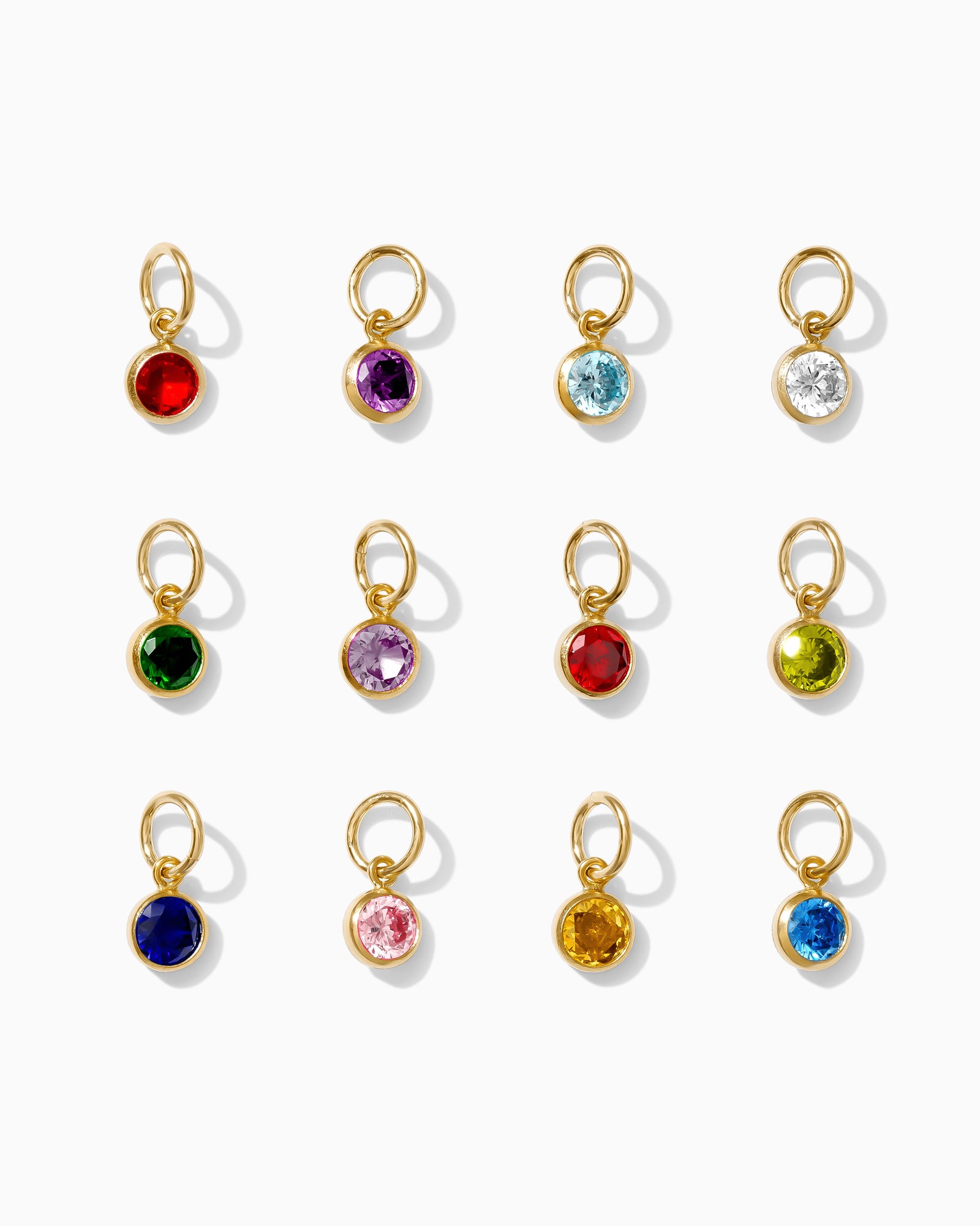 4mm Birthstone Charm