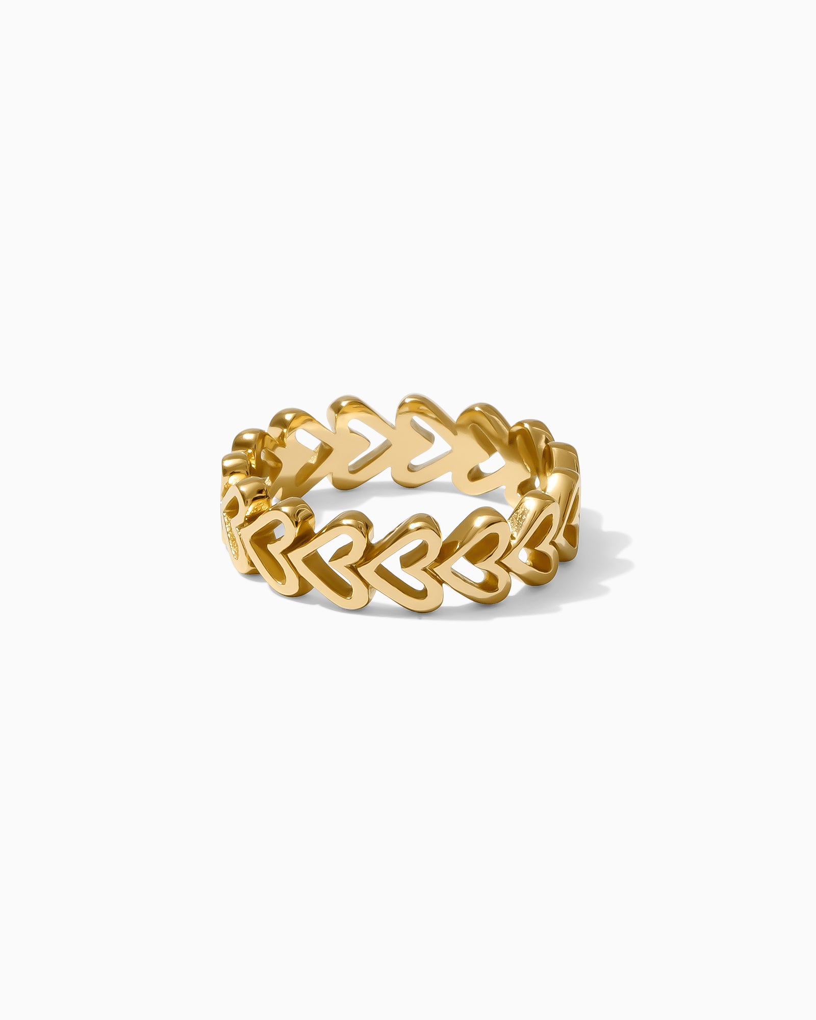 Vivian Heart Band Ring (Final Sale)