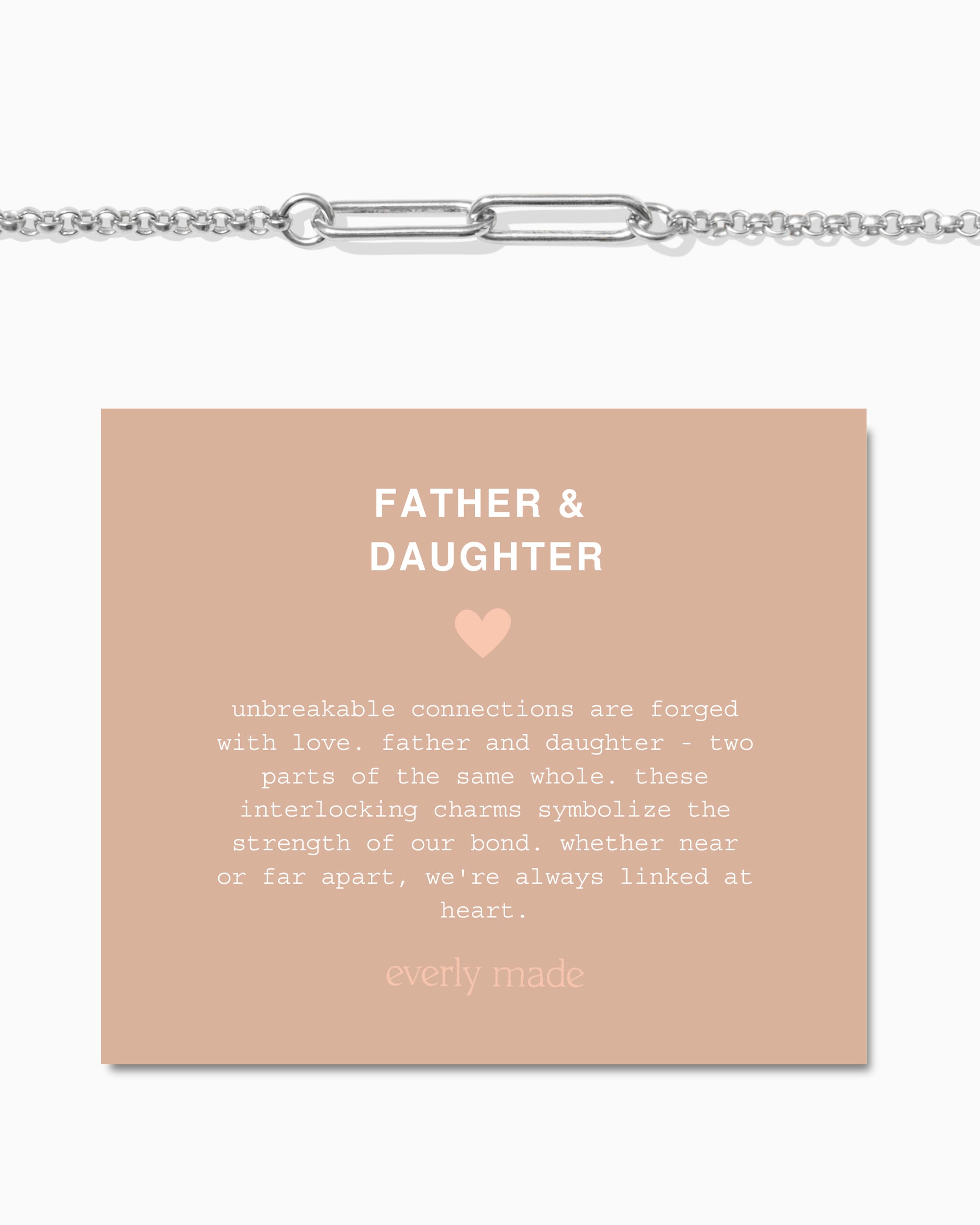 Linked Bracelet • Father & Daughter