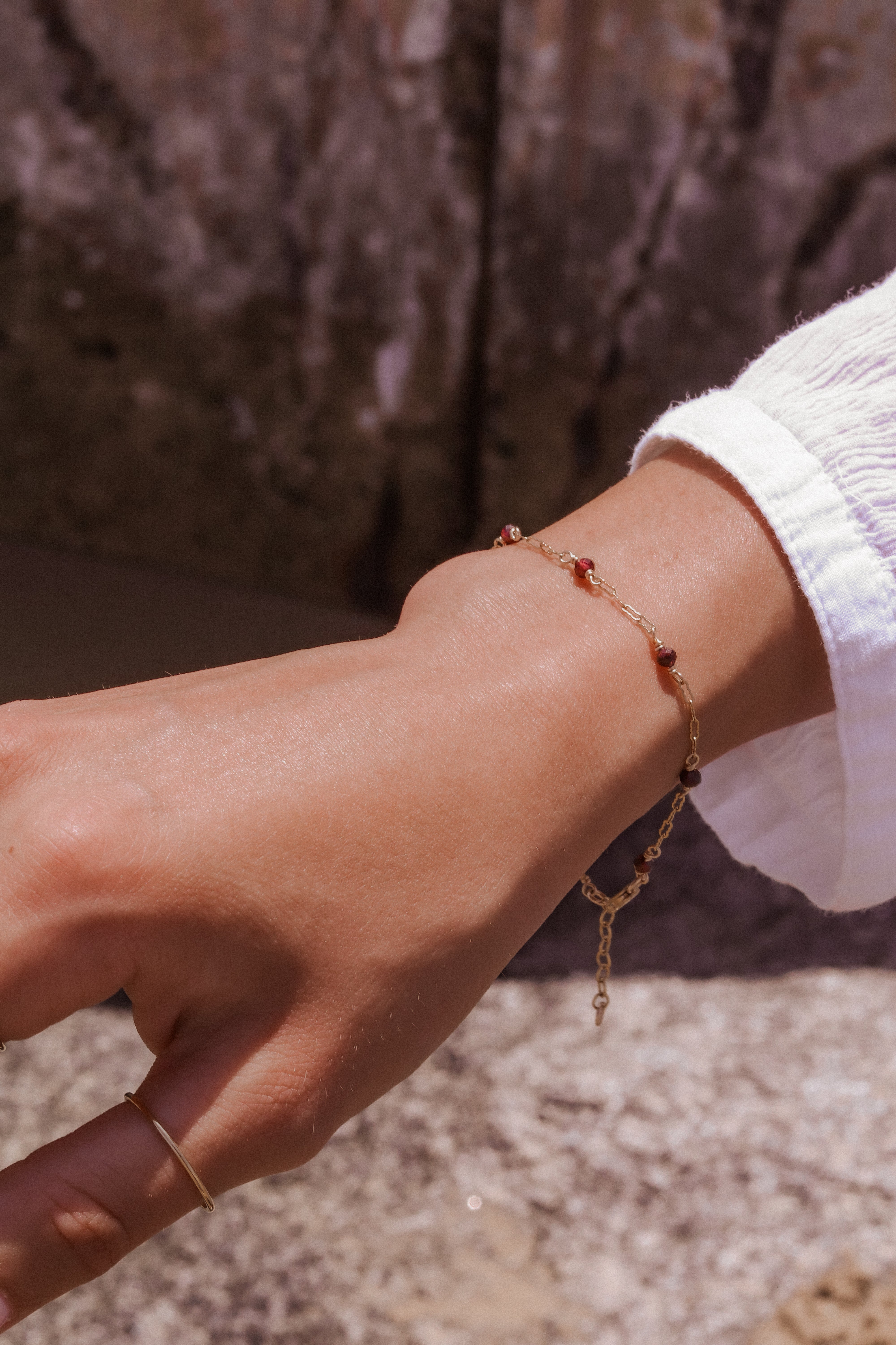 Crimson Radiance Bracelet