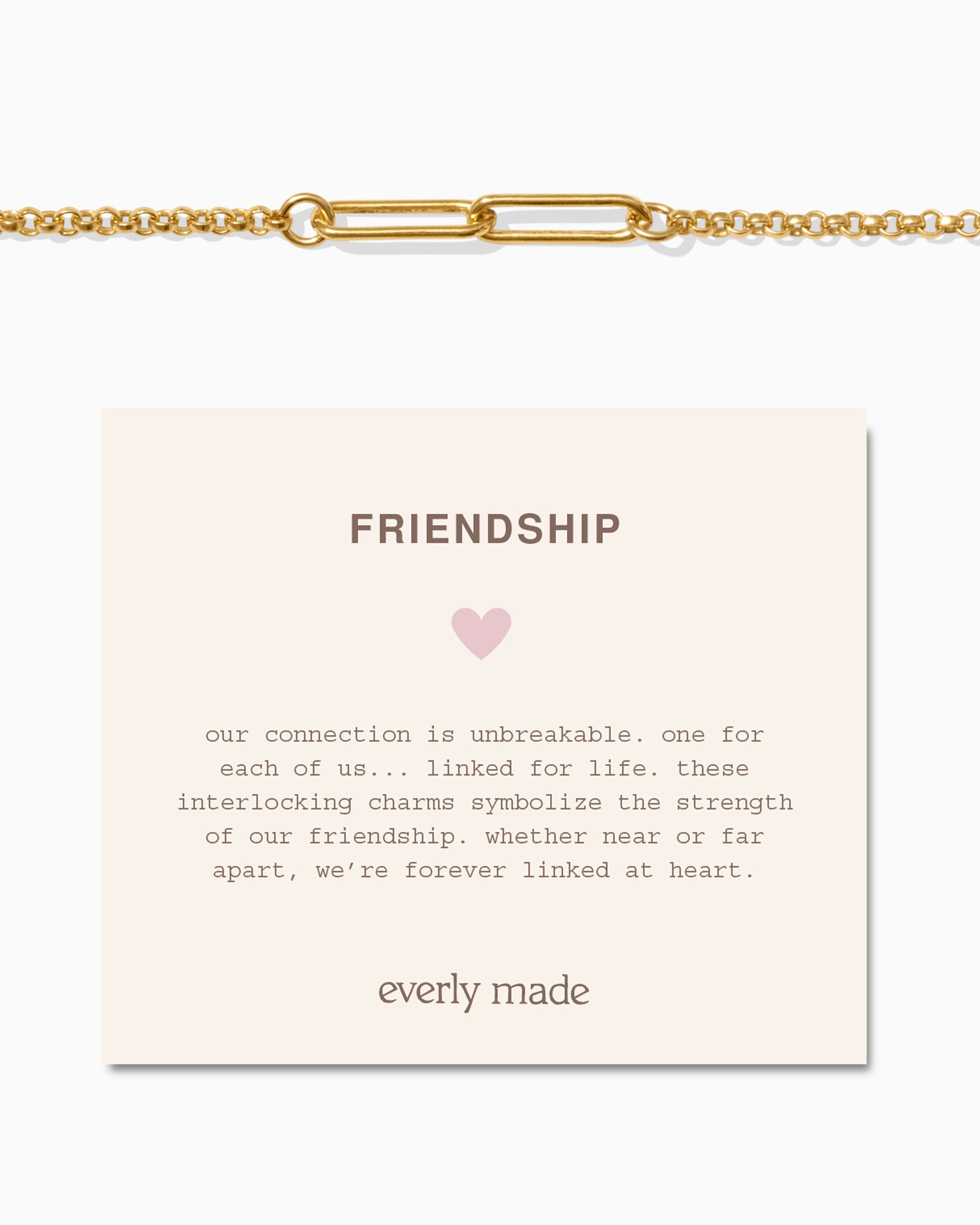 Friendship Bracelet. Bonded Linked Bracelet - Everly Made