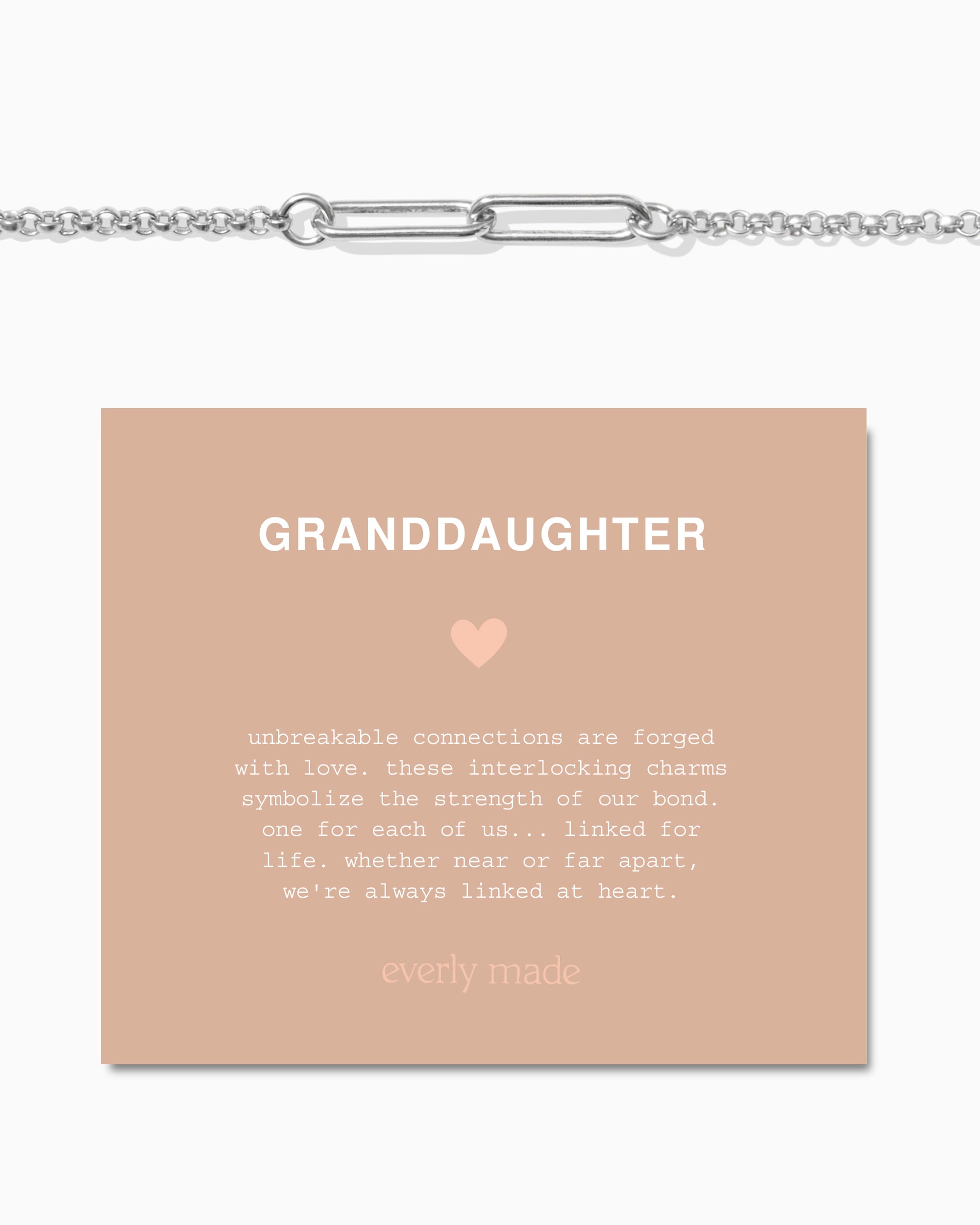 Linked Bracelet • Granddaughter