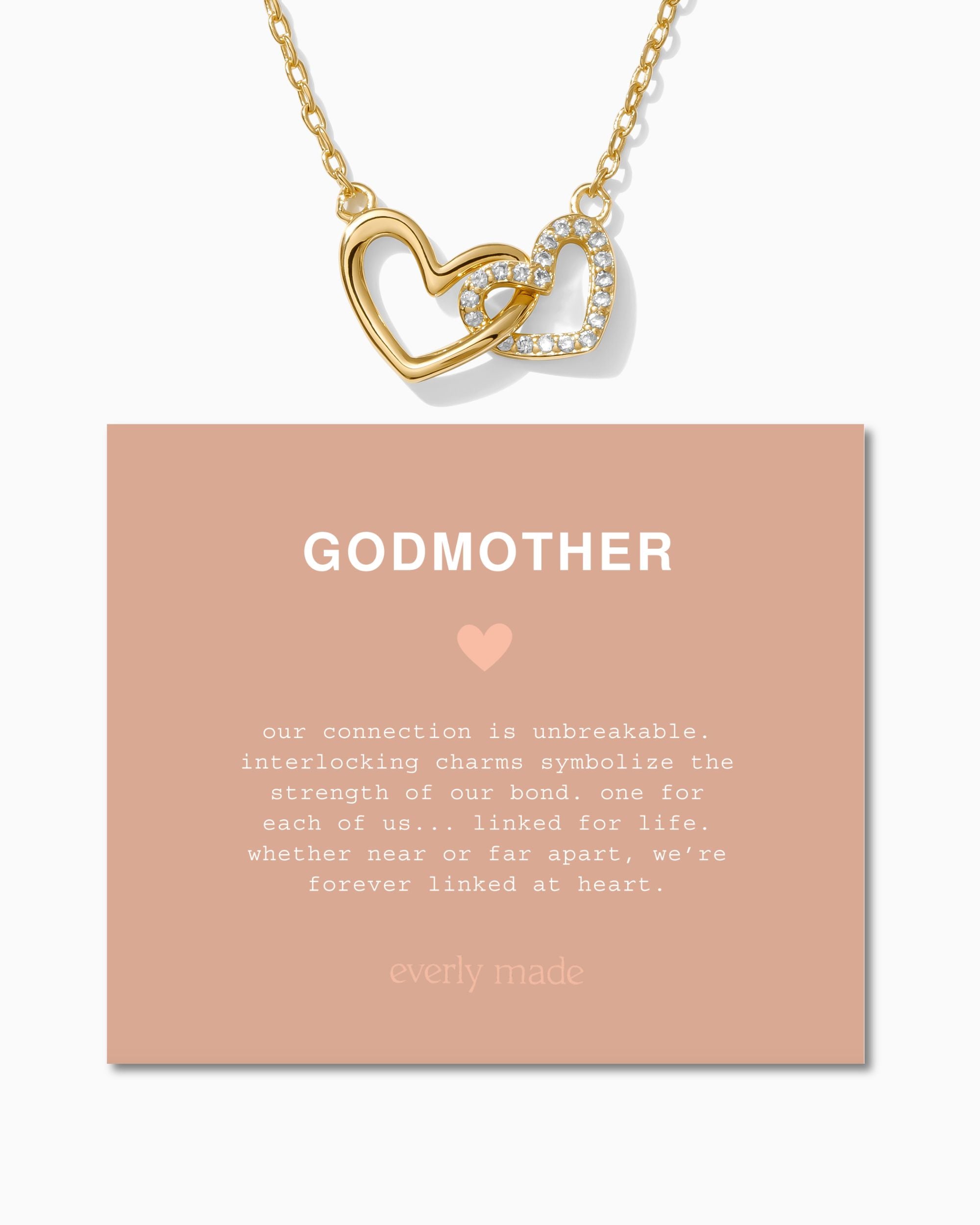 Linked Hearts Necklace • Godmother