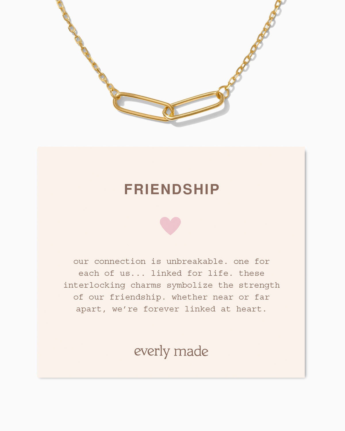 Friendship Necklace. Choose Number of Links for Each Friend 