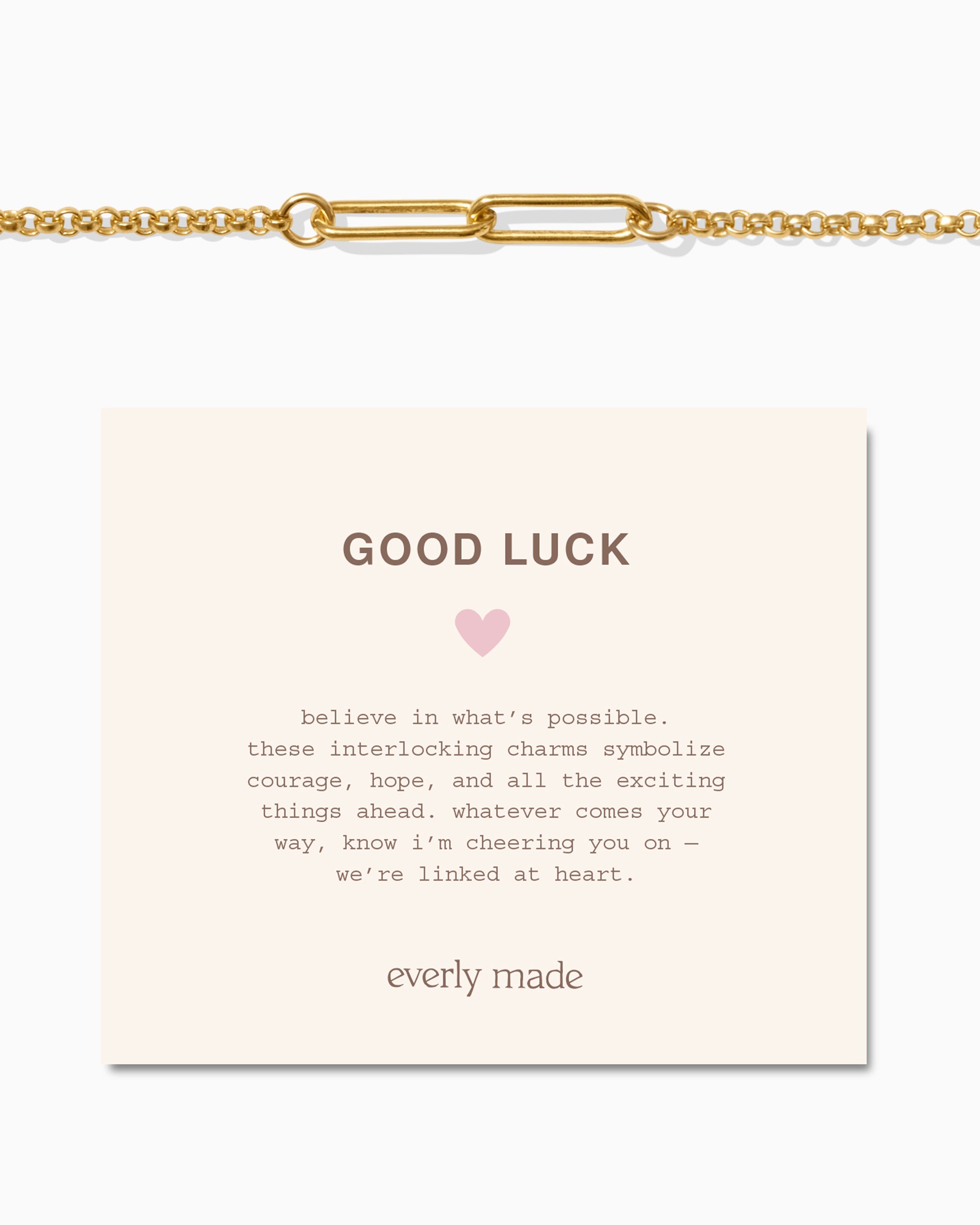 Linked Bracelet • Good Luck