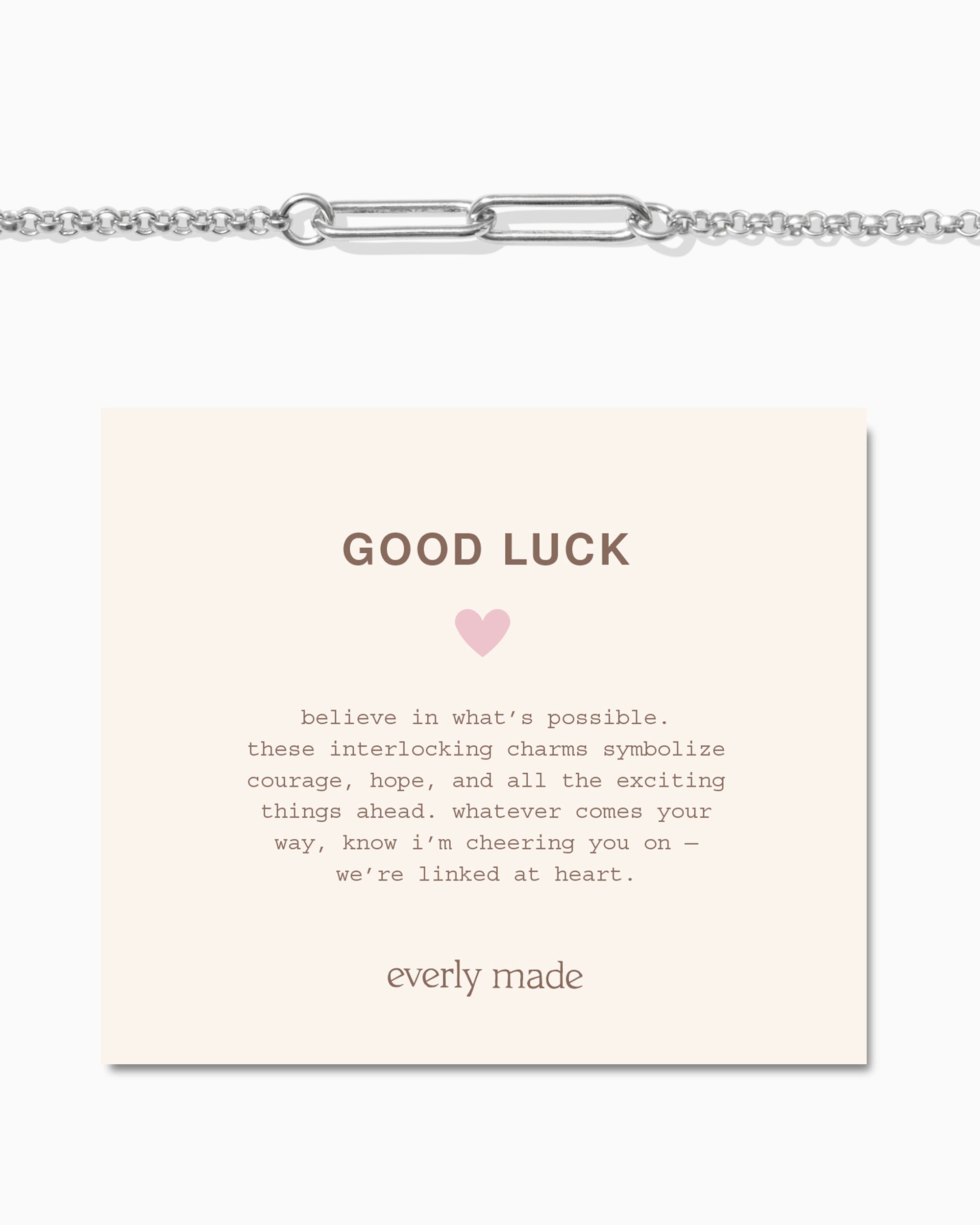 Linked Bracelet • Good Luck