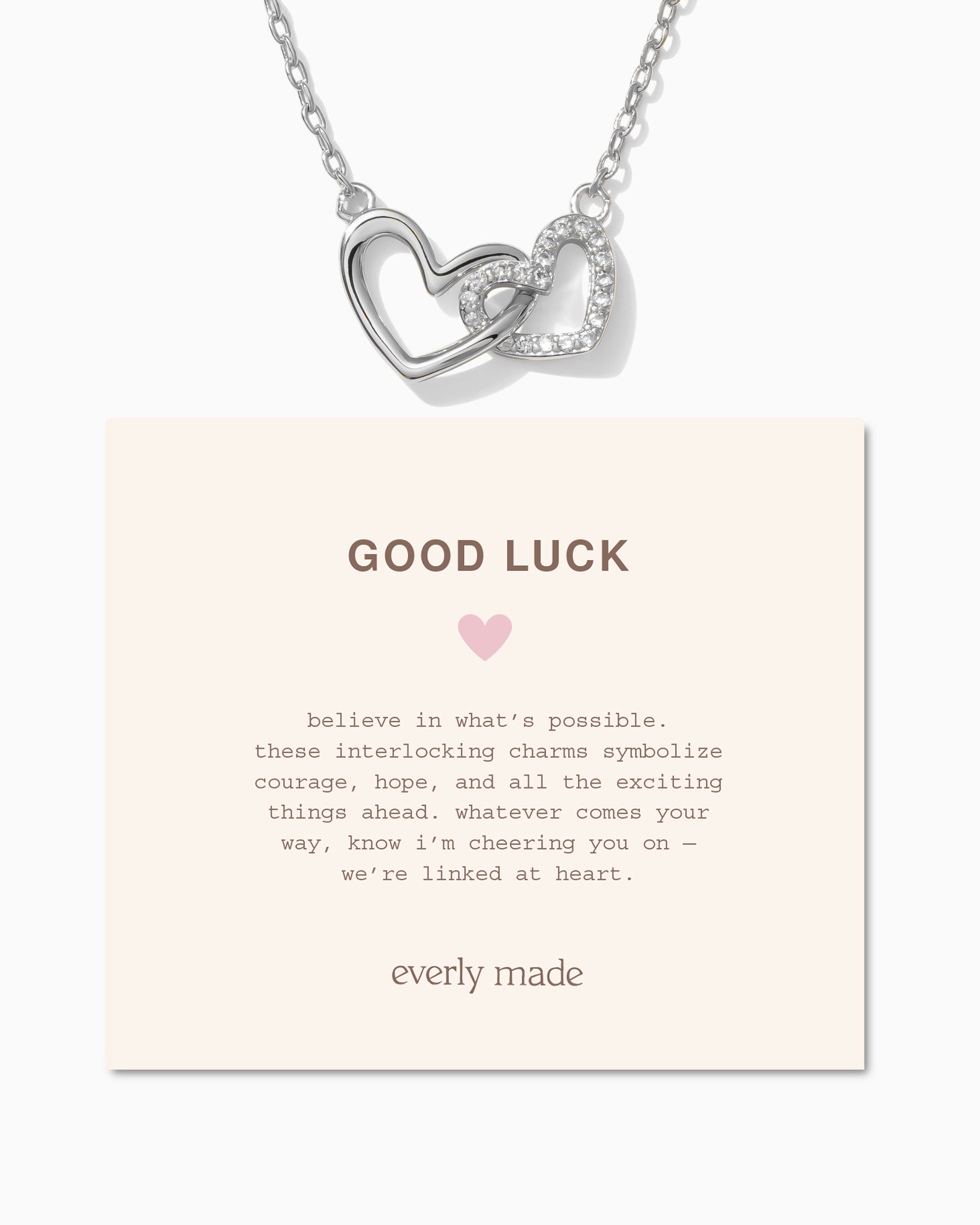 Linked Hearts Necklace • Good Luck