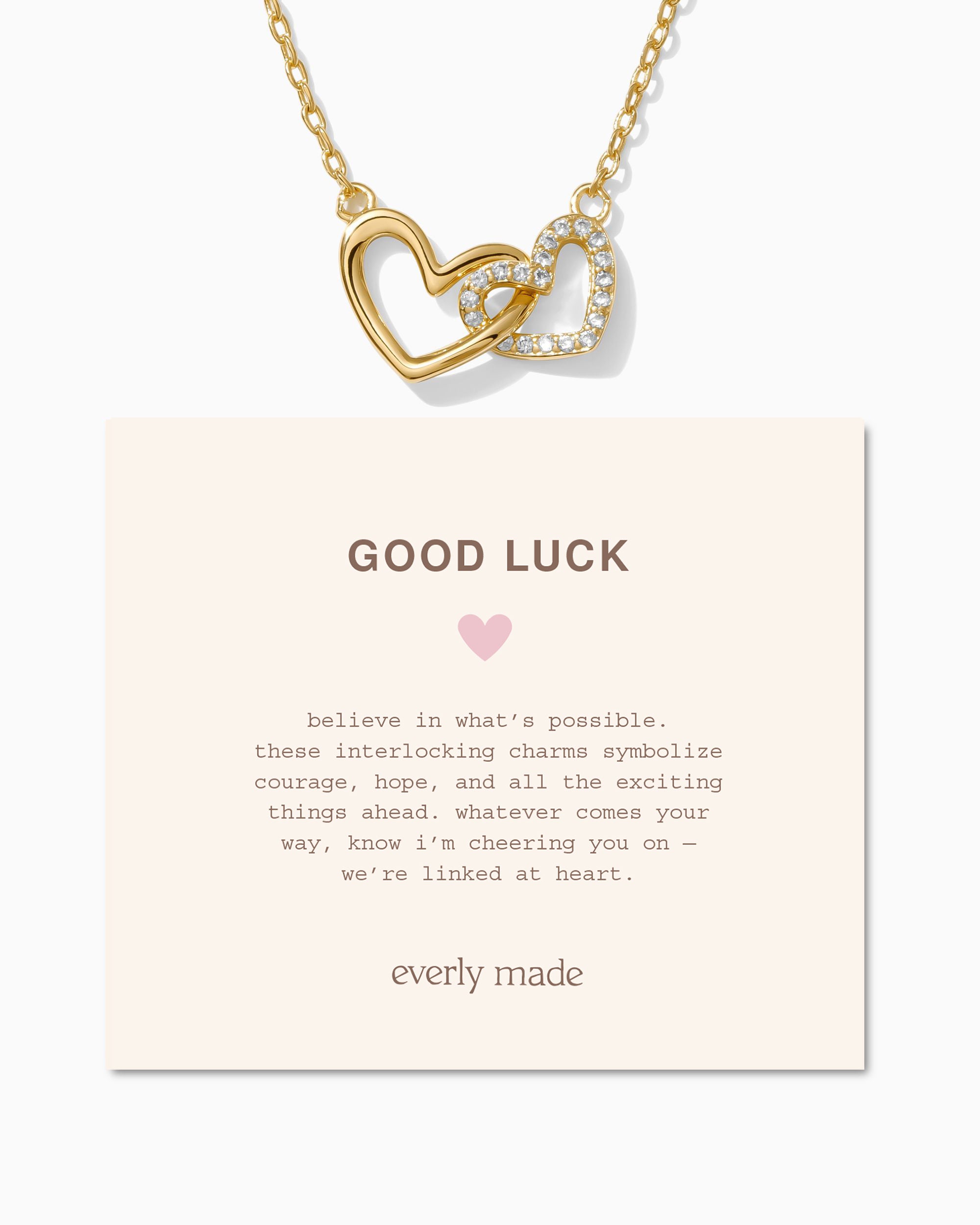 Linked Hearts Necklace • Good Luck