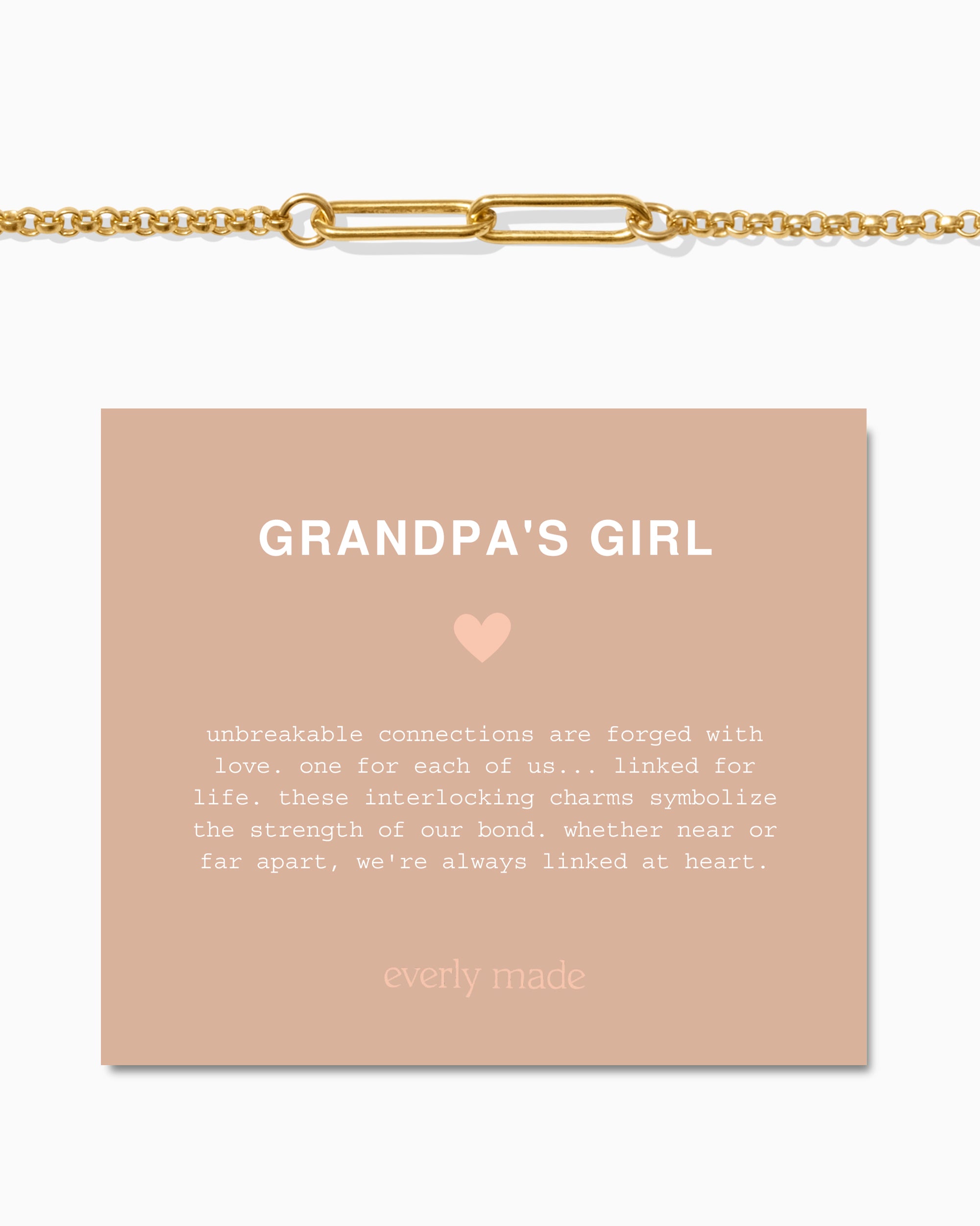 Linked Bracelet • Grandpa's Girl