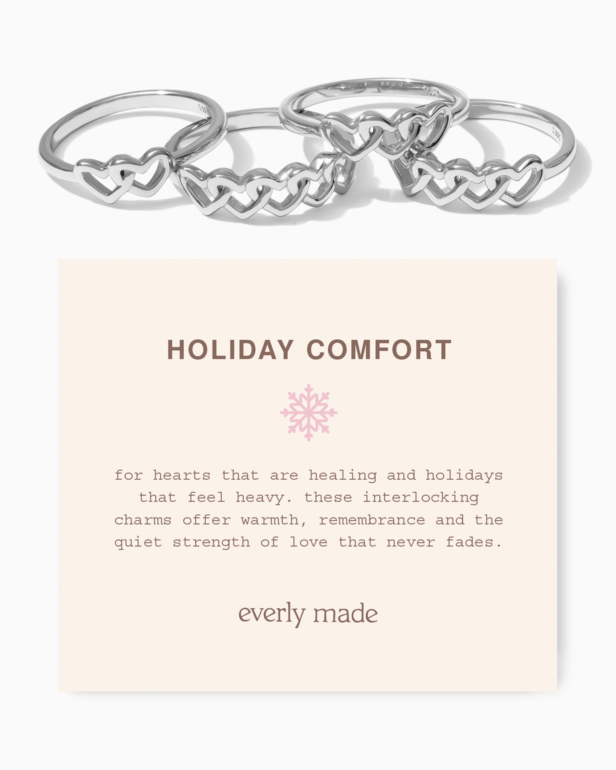 Linked Hearts Ring • Holiday Comfort