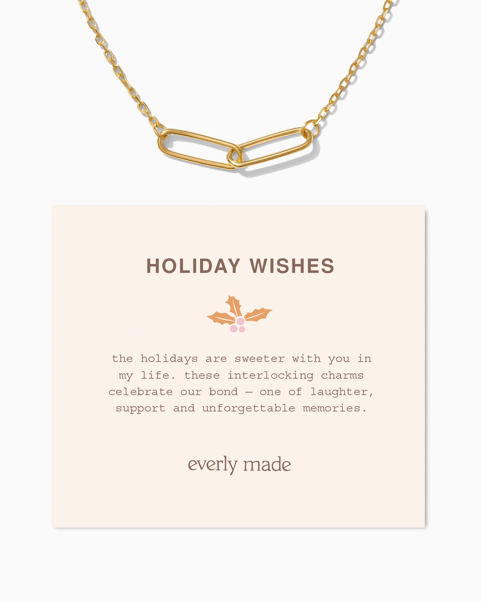 Linked Necklace • Holiday Wishes