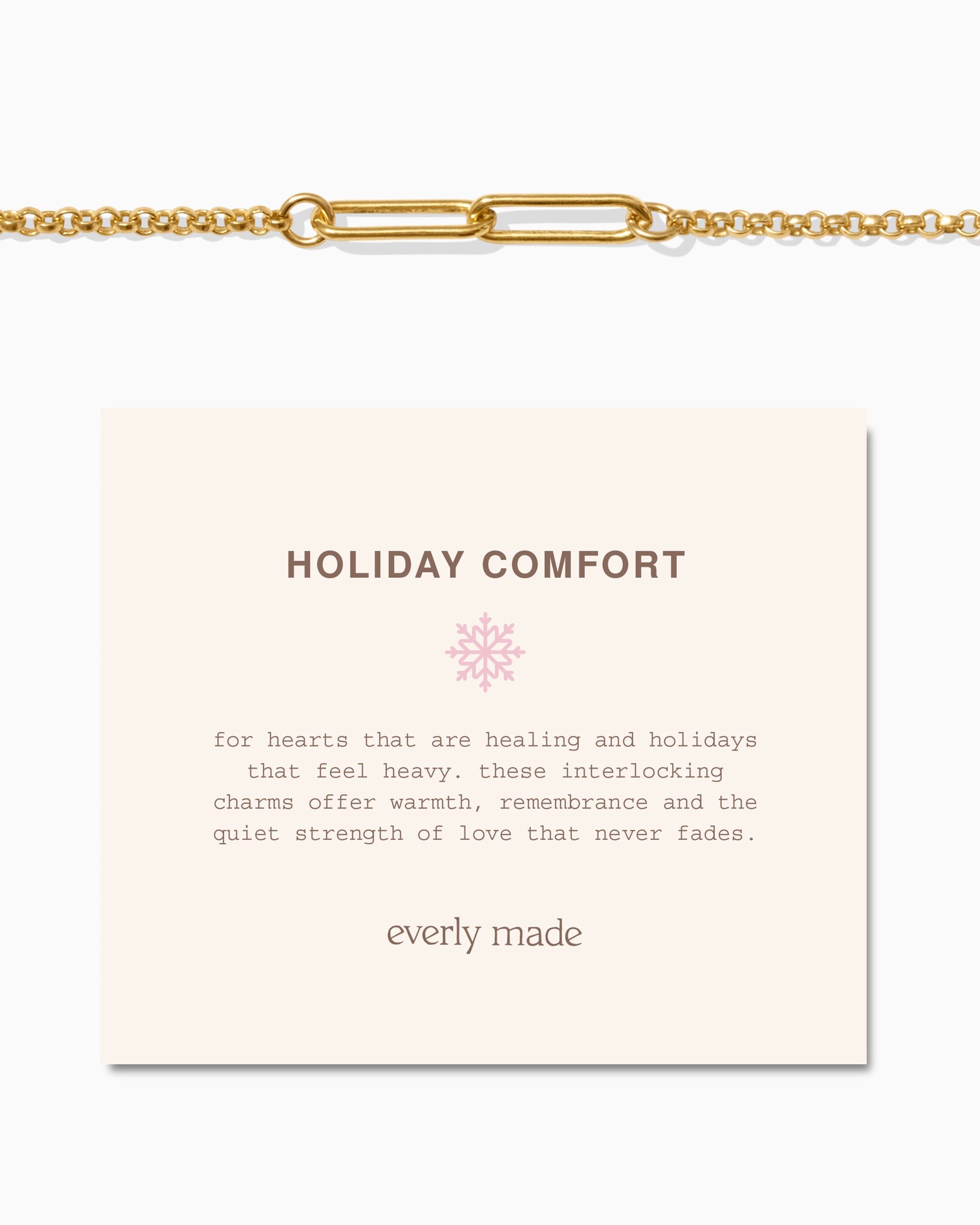 Linked Bracelet • Holiday Comfort