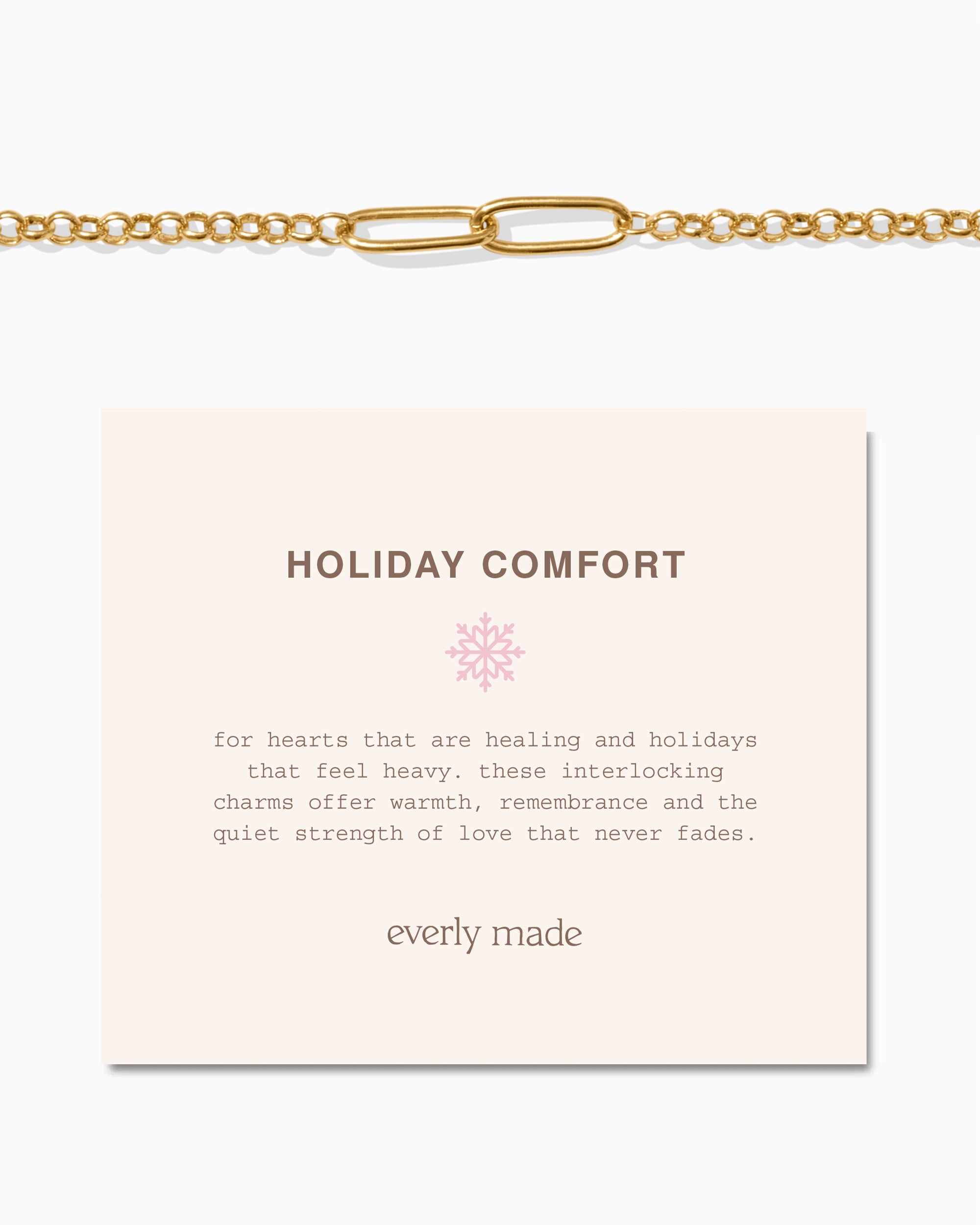 Linked Bracelet • Holiday Comfort