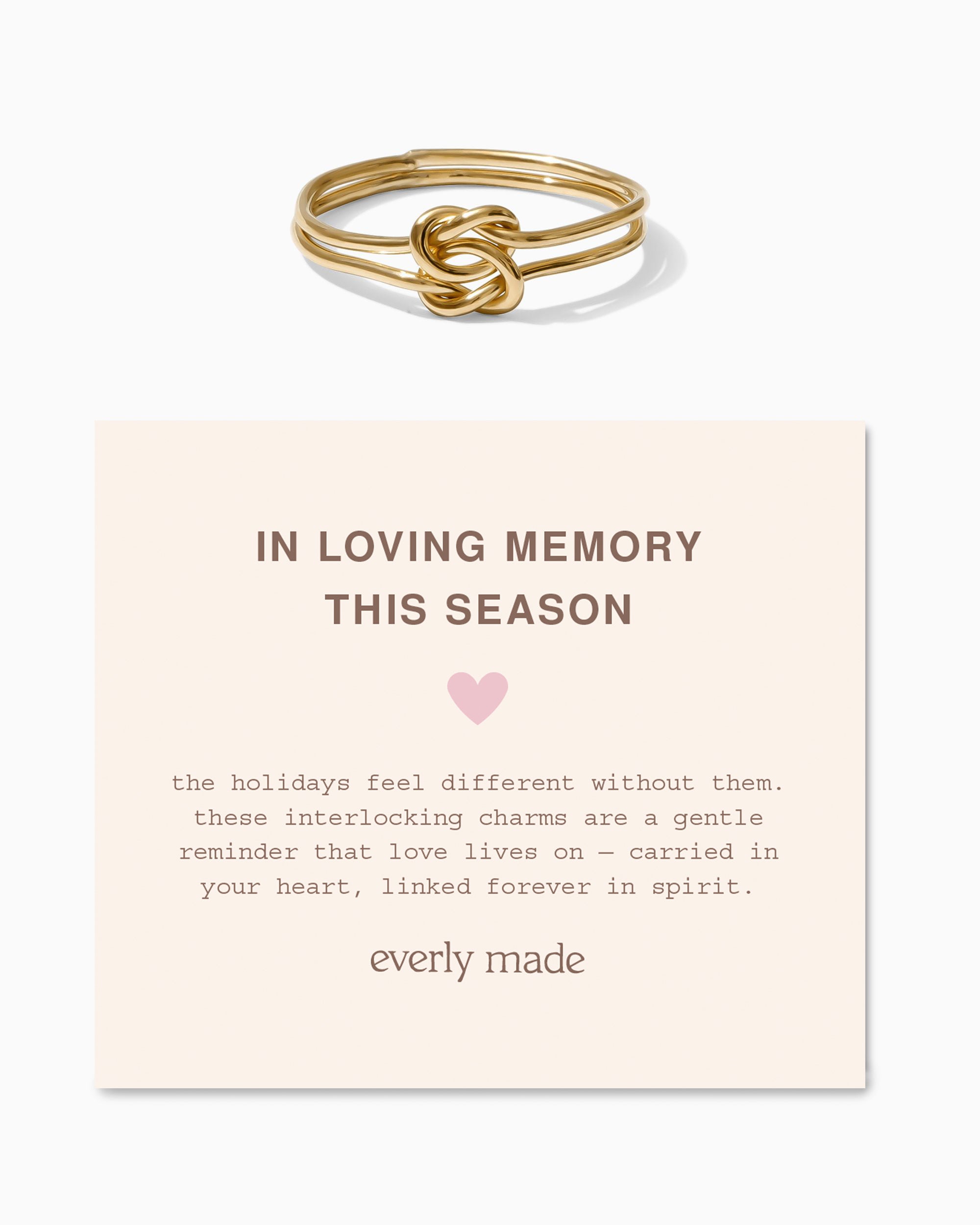Linked Ring • In Loving Memory This Season