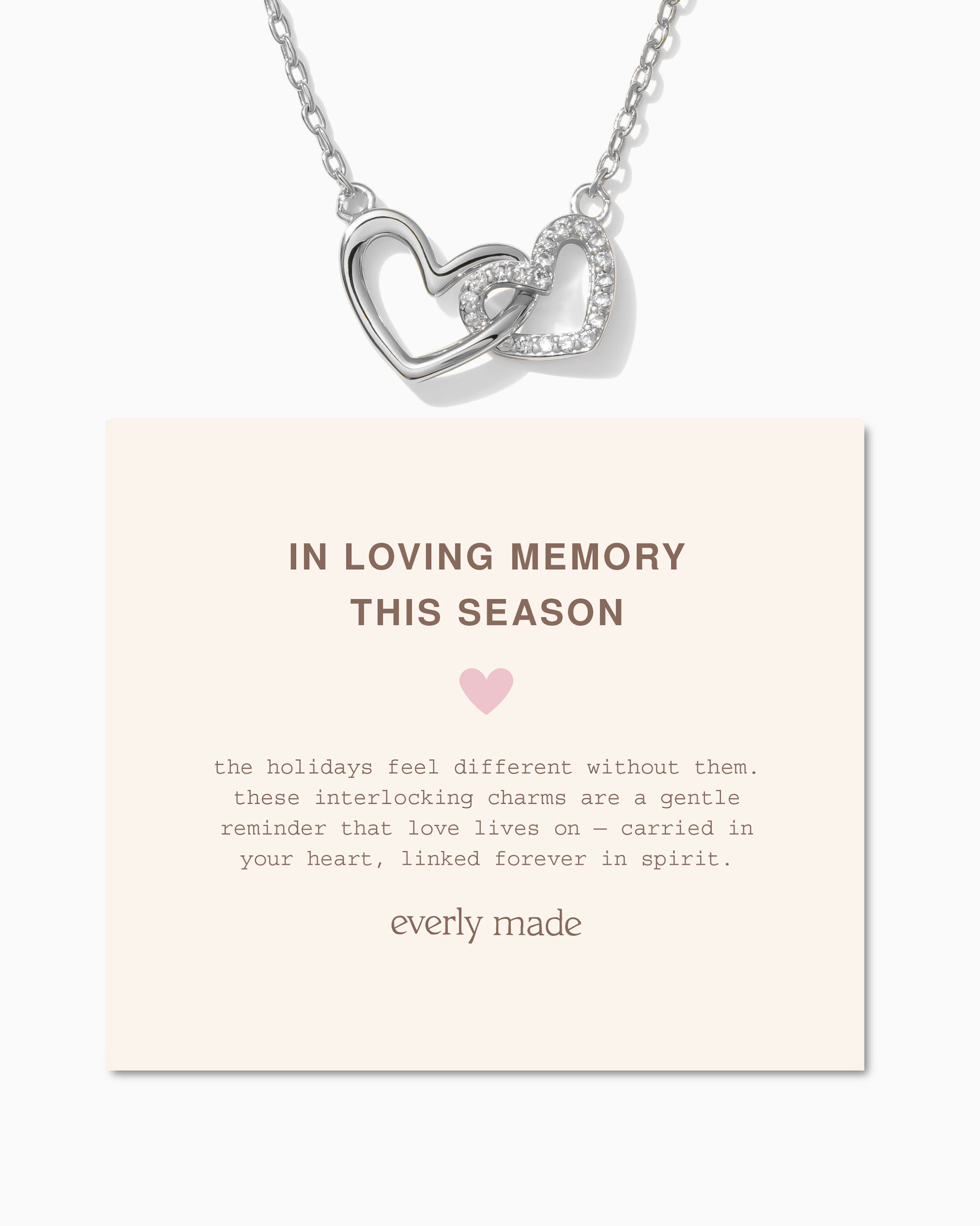 Linked Hearts Necklace • In Loving Memory This Season