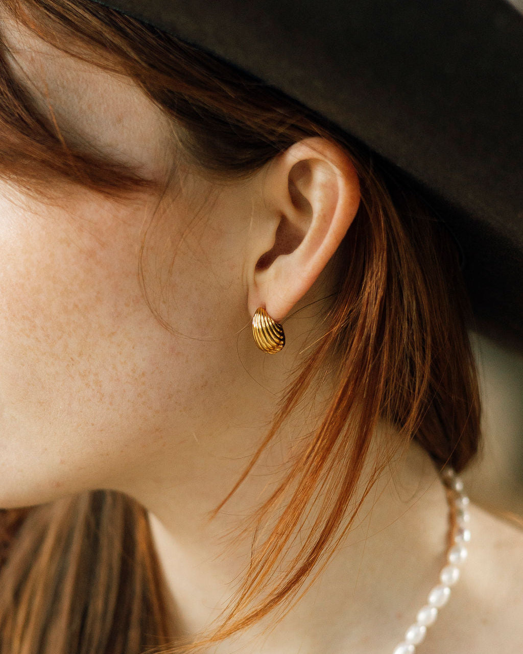 Driftwood Shell Earrings