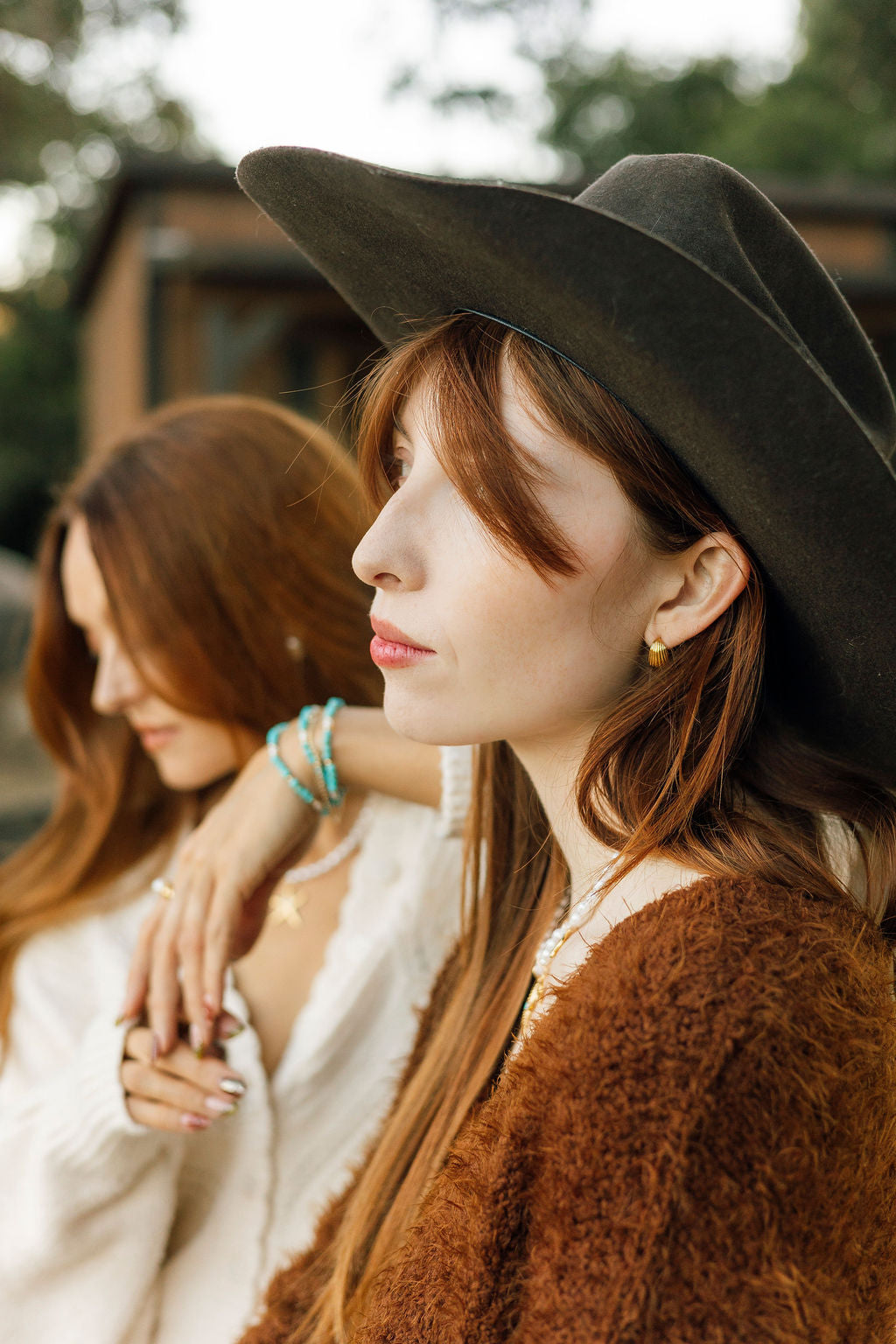 Driftwood Shell Earrings