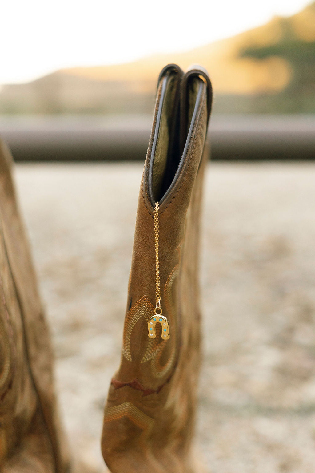 Sand and Saddle Charm