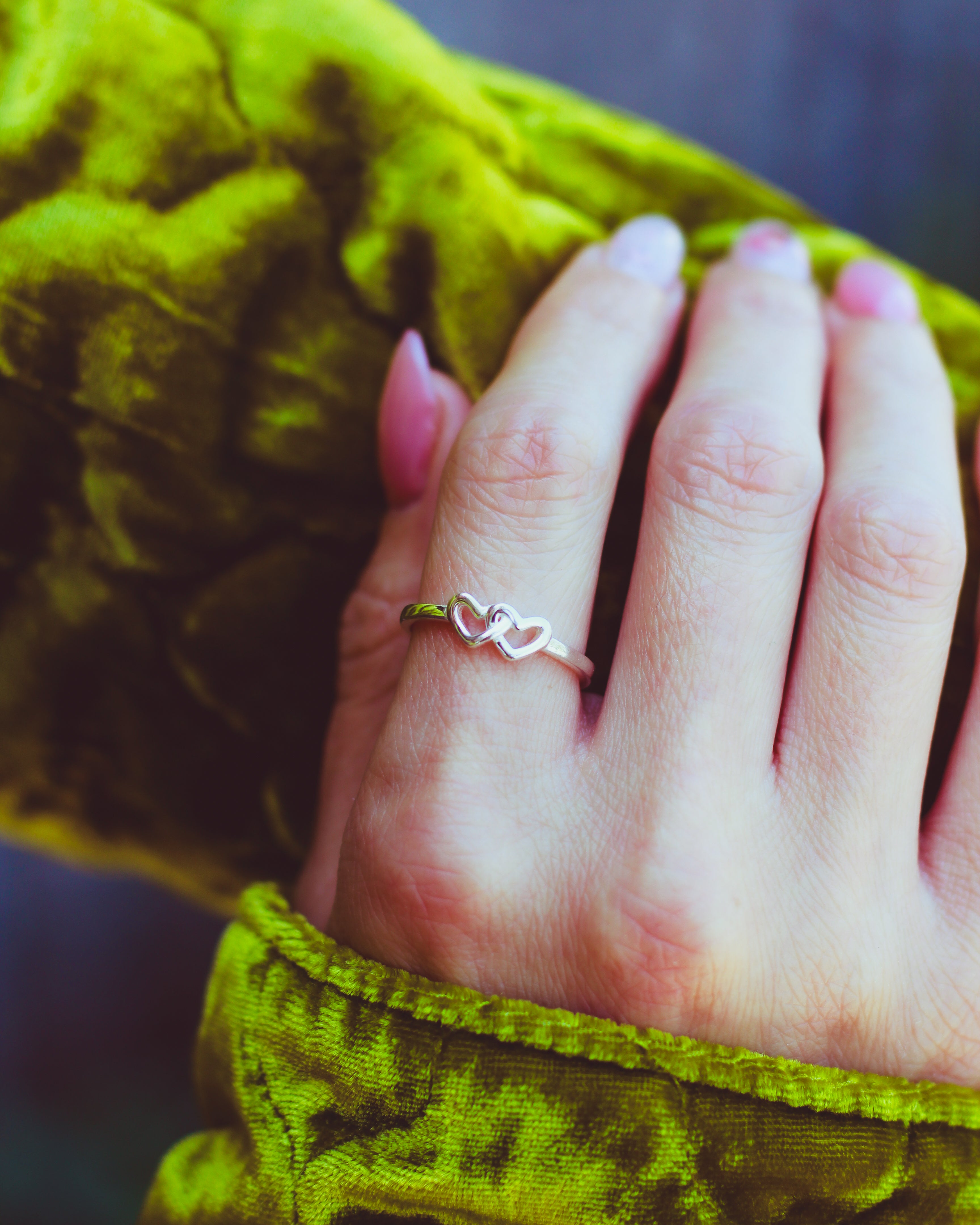 Linked Hearts Ring