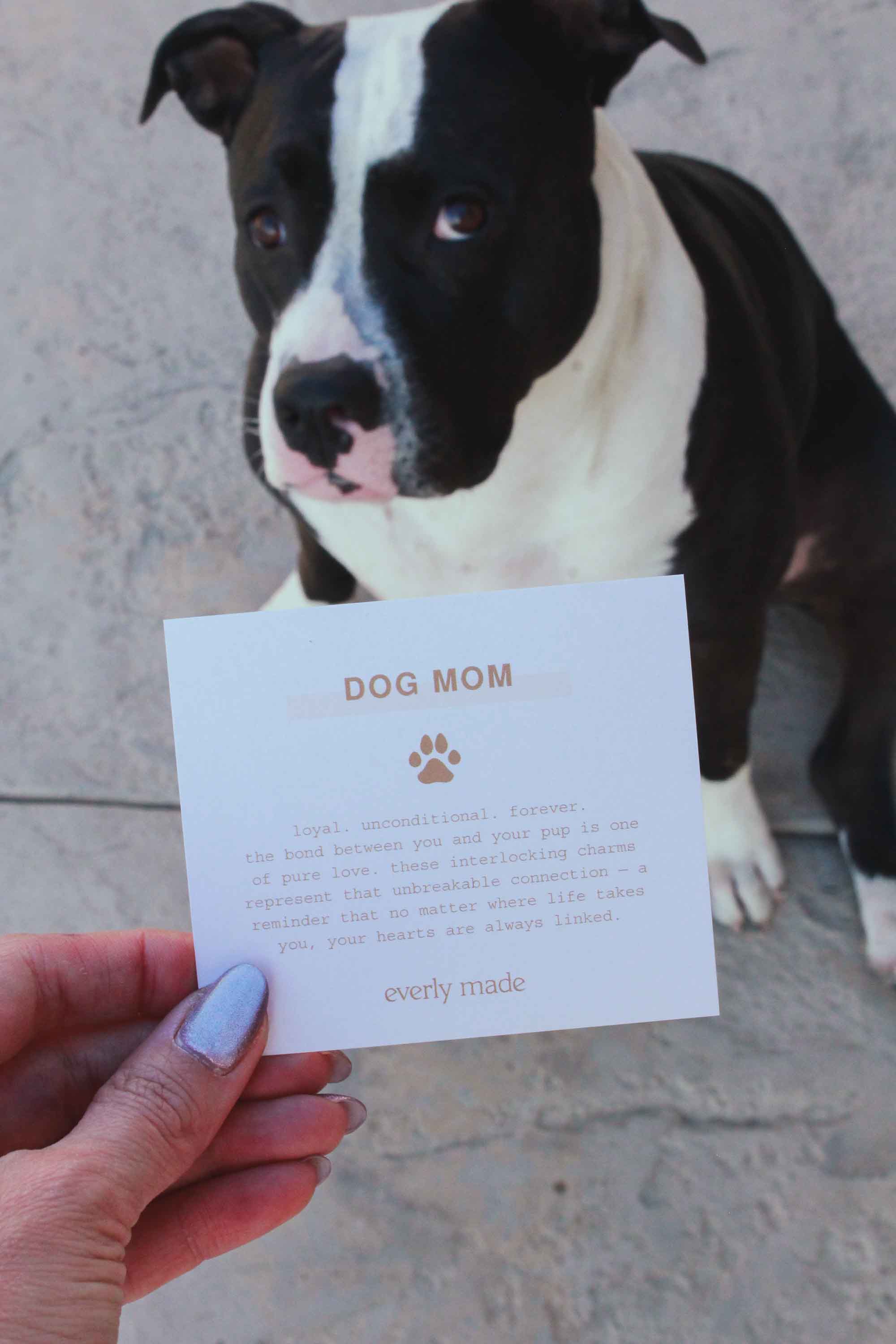 Linked Hearts Necklace • Dog Mom