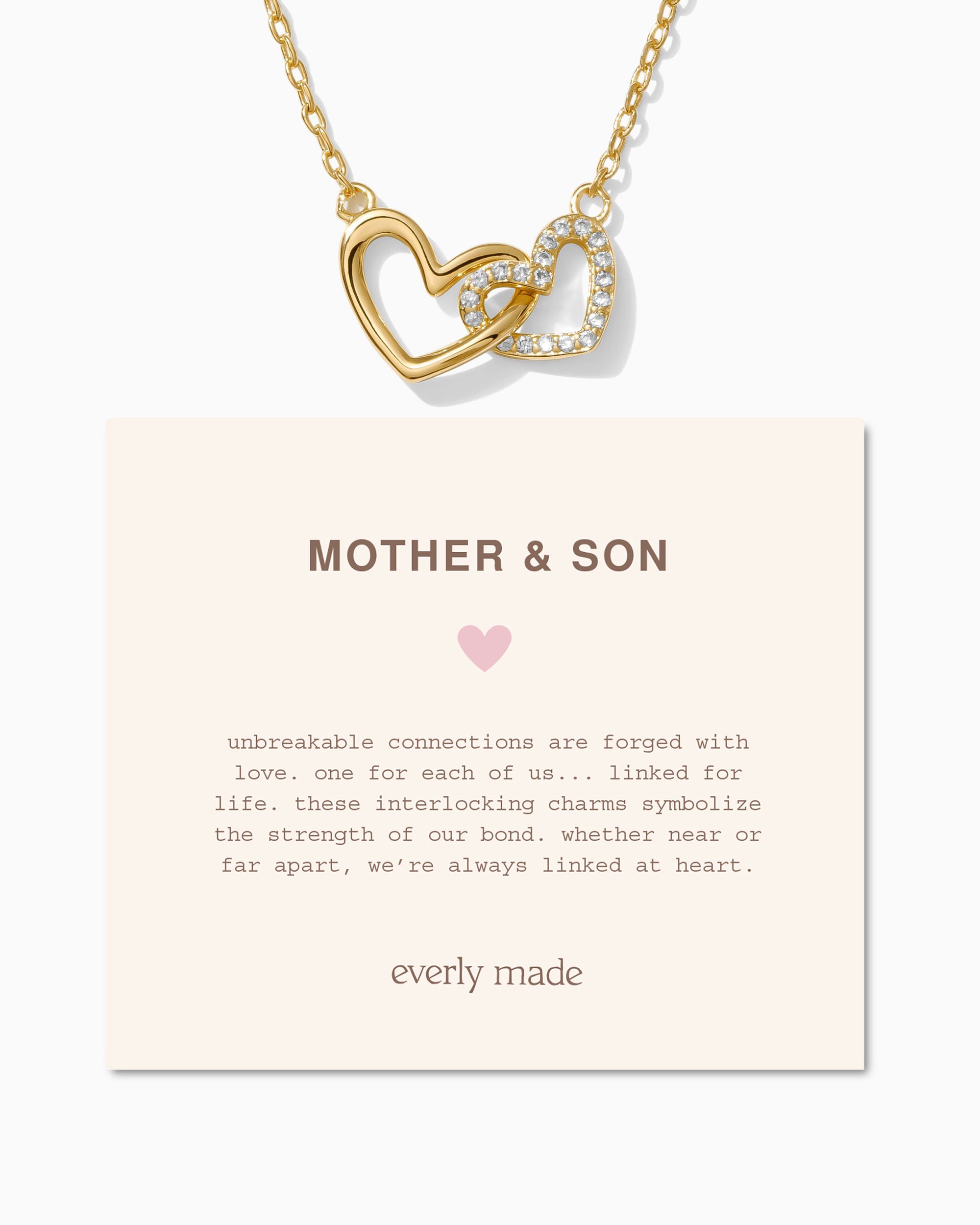 Linked Hearts Necklace • Mother & Son