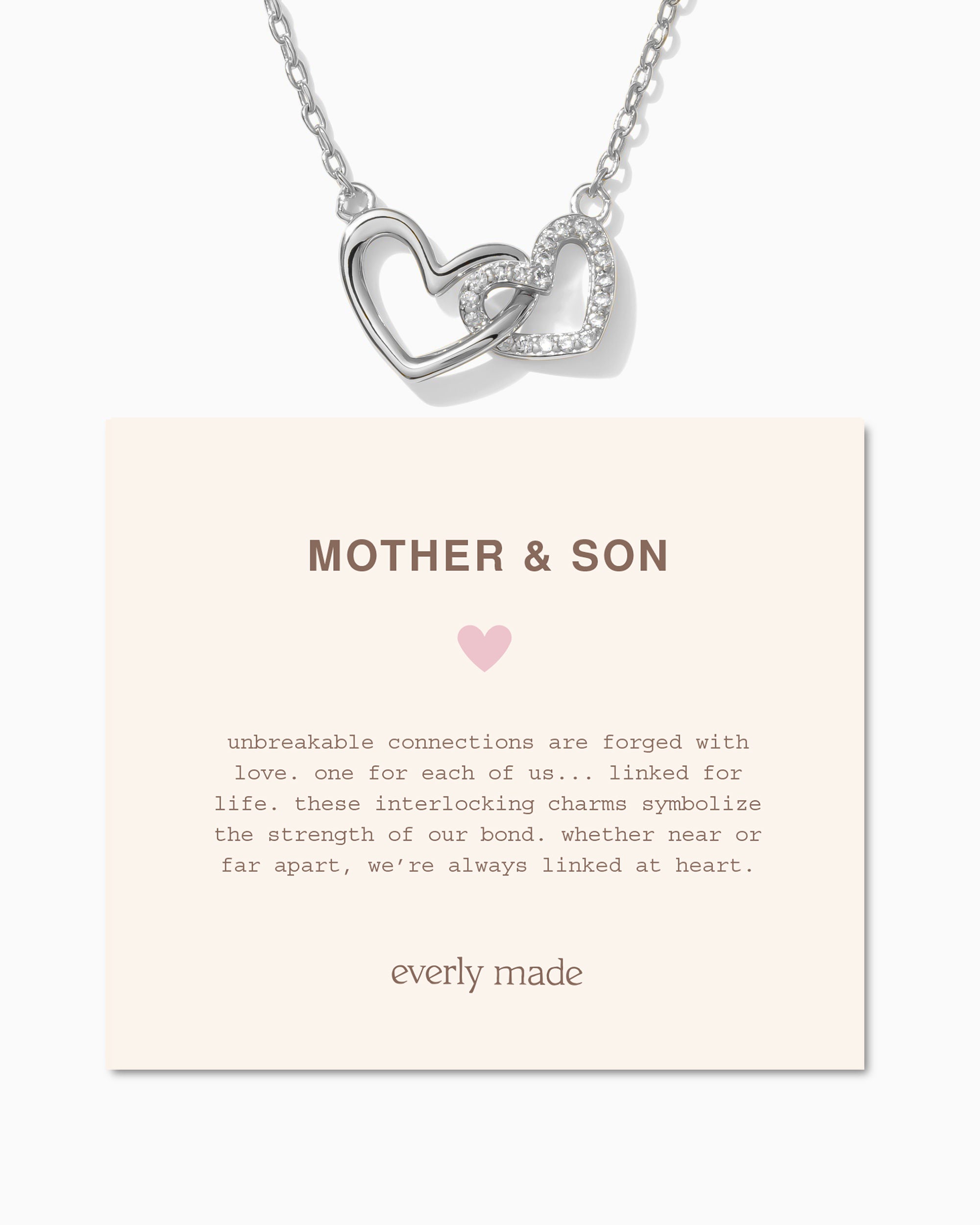 Linked Hearts Necklace • Mother & Son